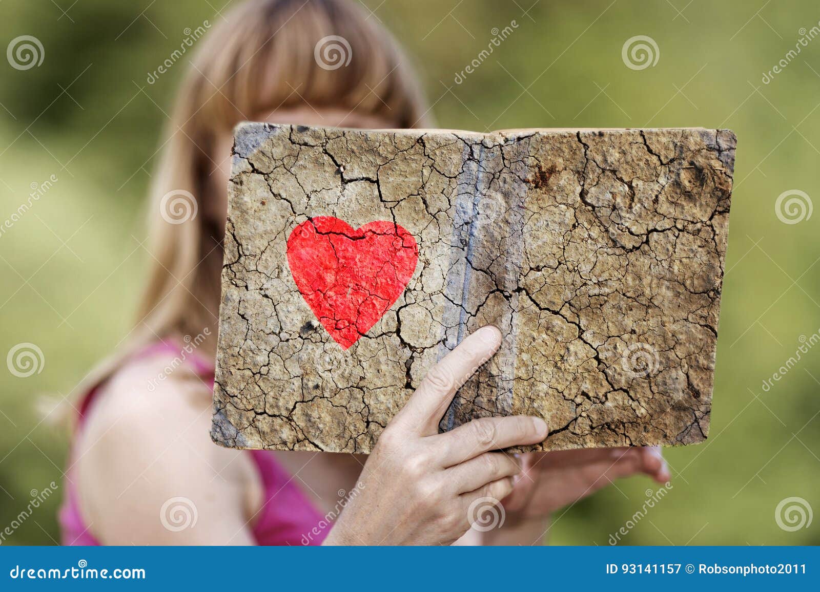Blonde Woman and Love Breakup Old Book Stock Image - Image of ...