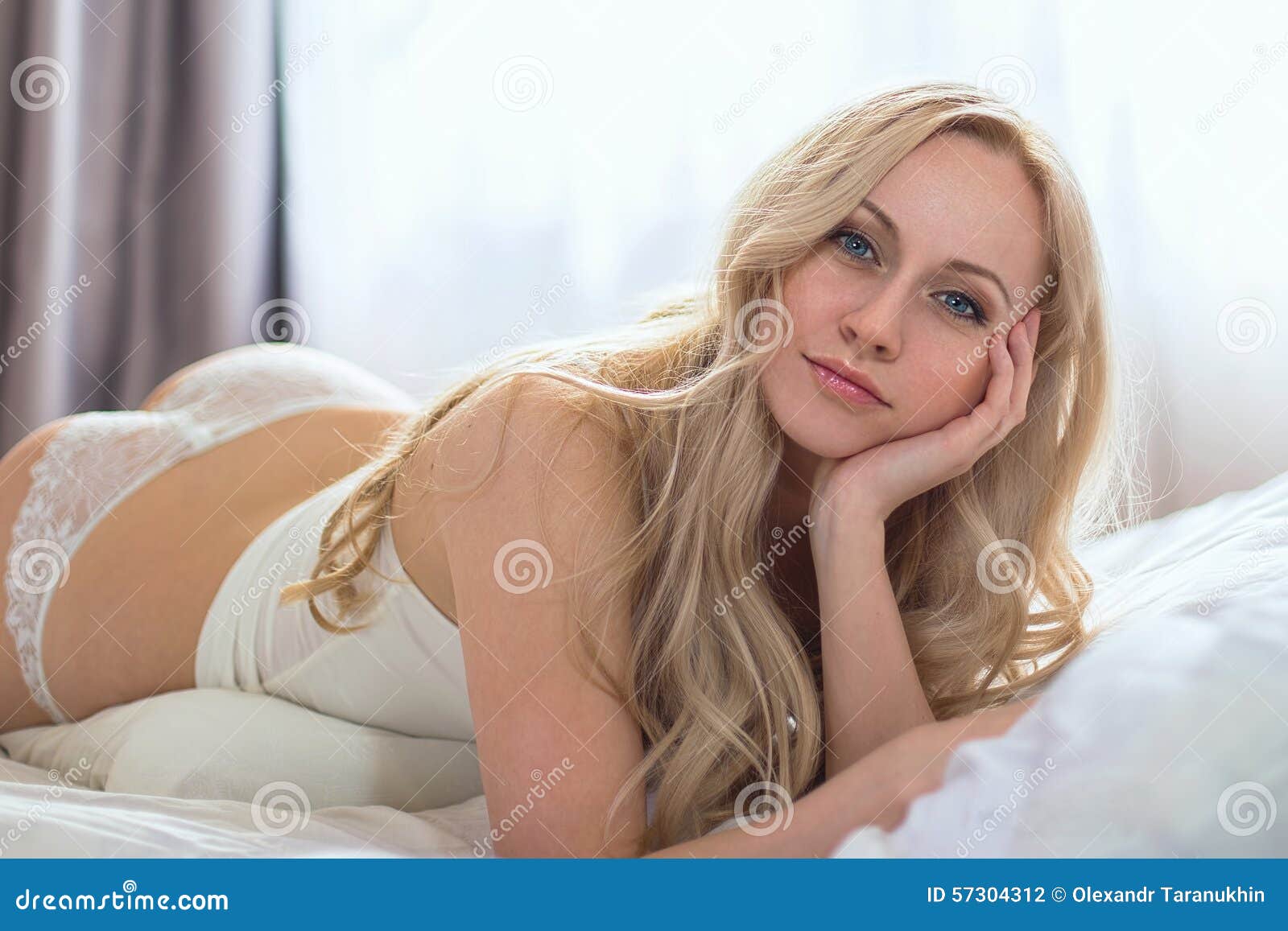 Blonde On Bed 32