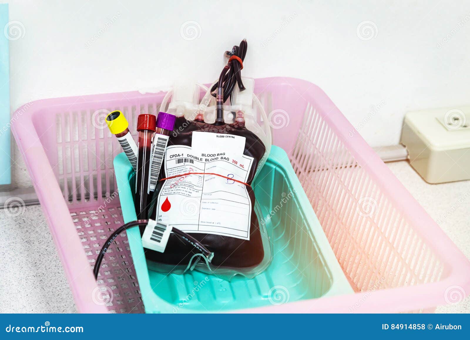 Blood Bag in Laboratory Hospital Stock Photo Image of blank, hospital