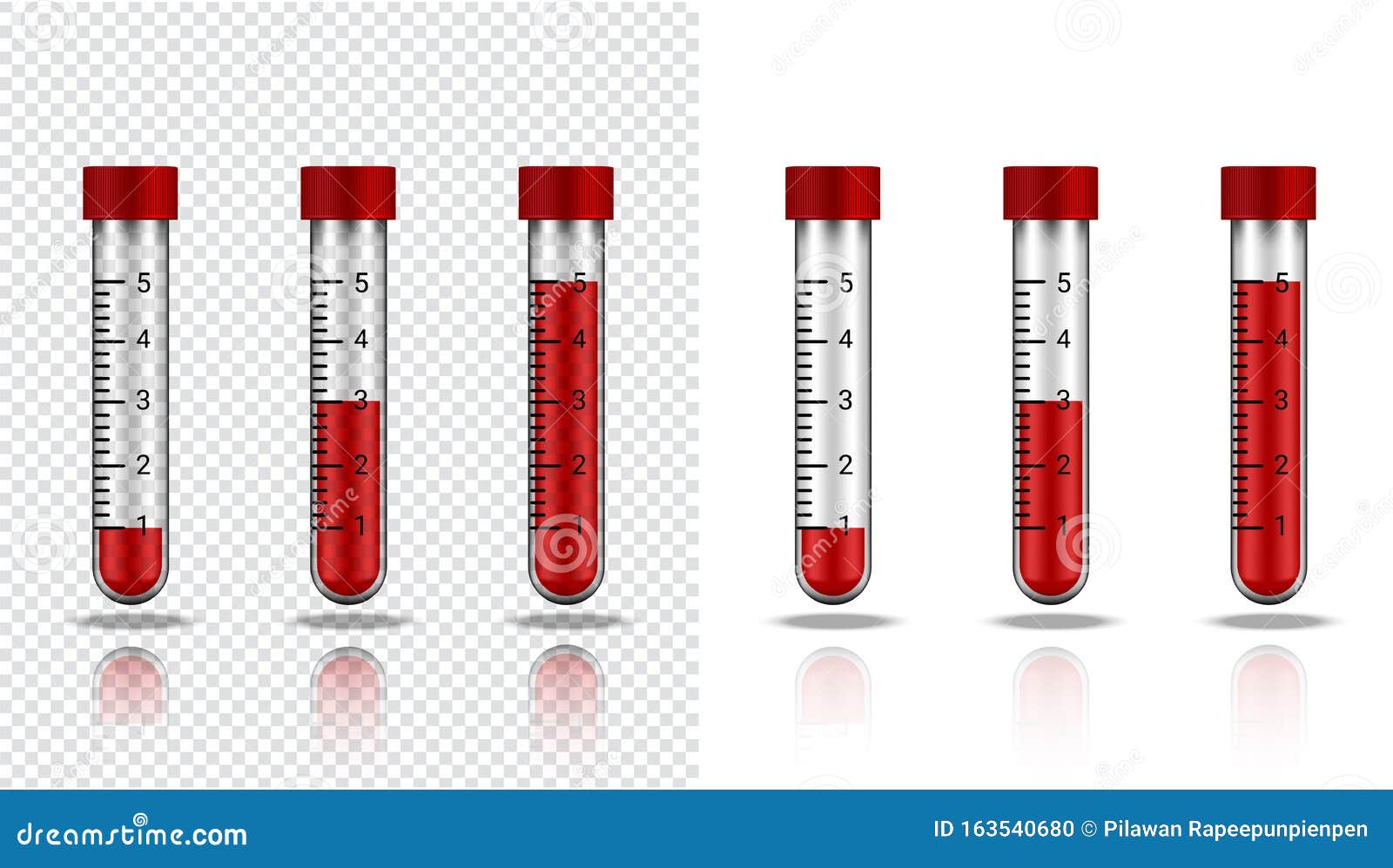 Download Blood Bottle Mock Up Realistic Transparent Test Tube Plastic Or Glass For Science And Learning ...