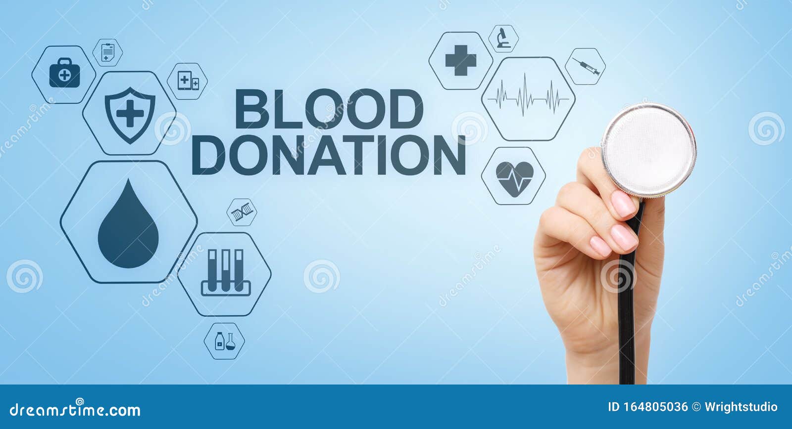 Blood Donation Day Medical Concept on Virtual Screen. Stock Photo Image of save, symbol 164805036