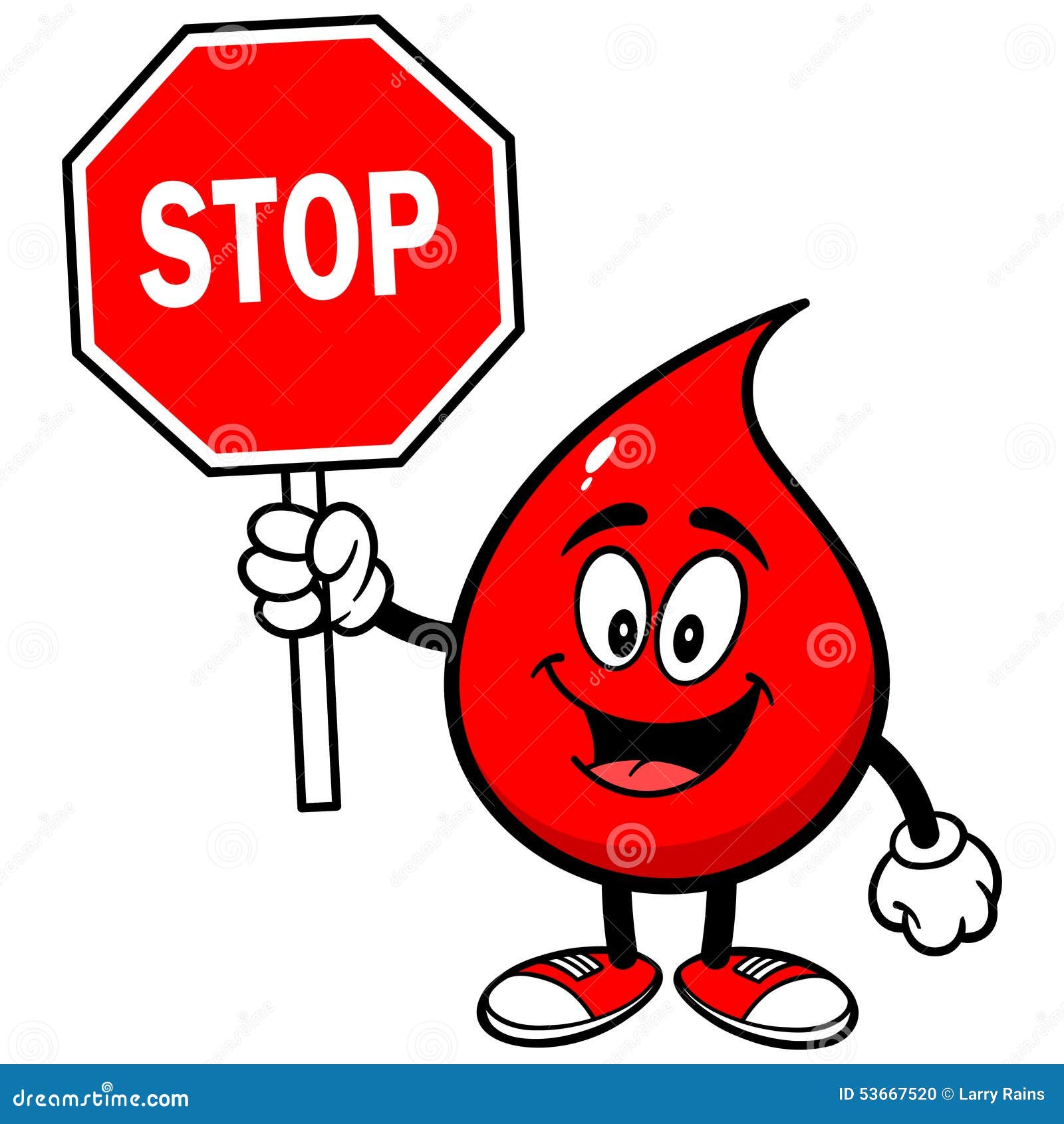 Blood Drop With Stop Sign Illustration 53667520 - Megapixl Blood Drop With Stop Sign Illustration 53667520 - Megapixl