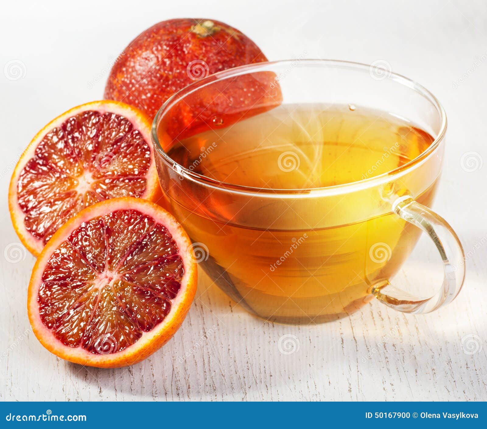 Blood Orange and Cup of Tea Stock Photo Image of ripe, slice 50167900