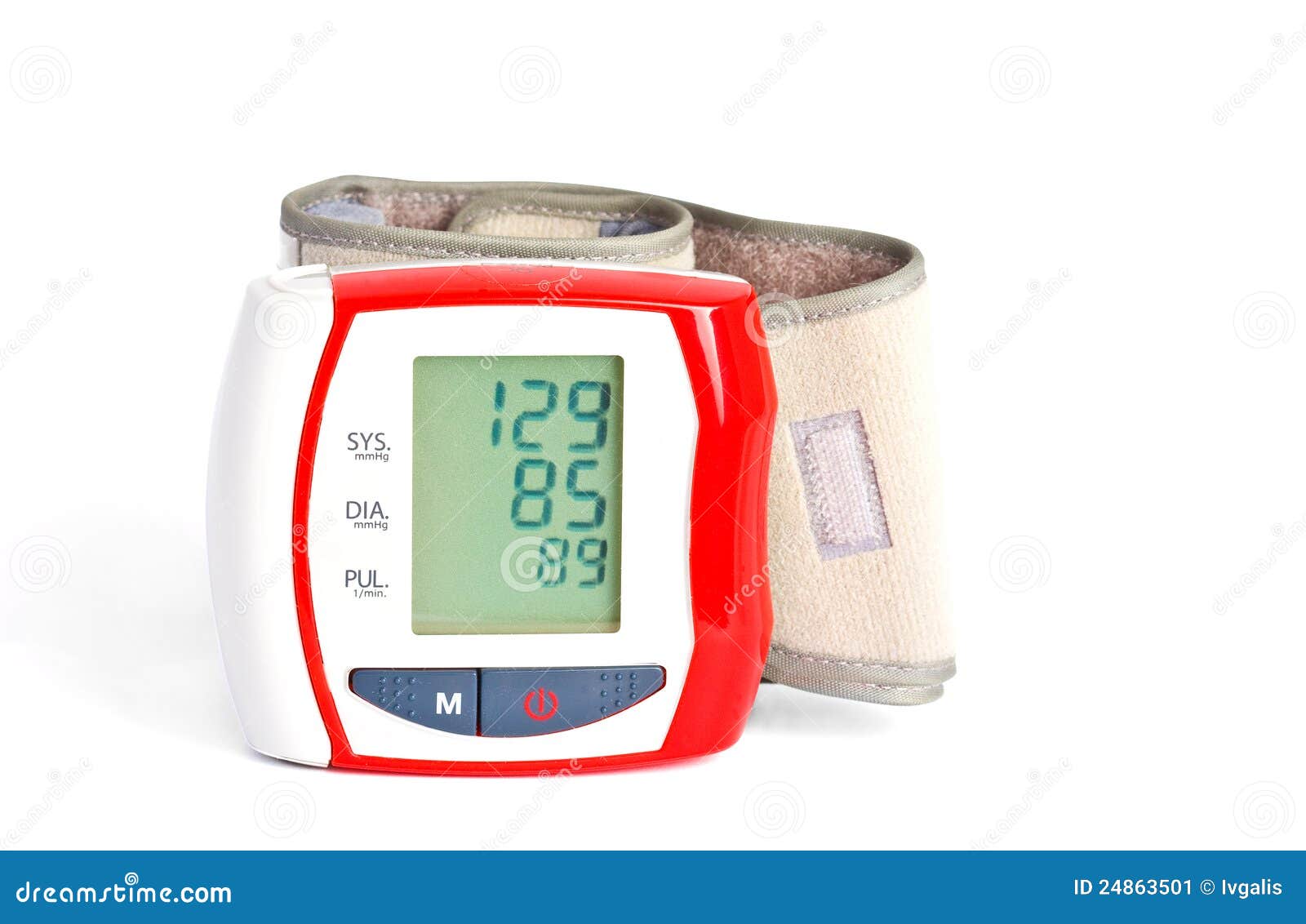 Blood Pressure Meter with Data Stock Image Image of instrument