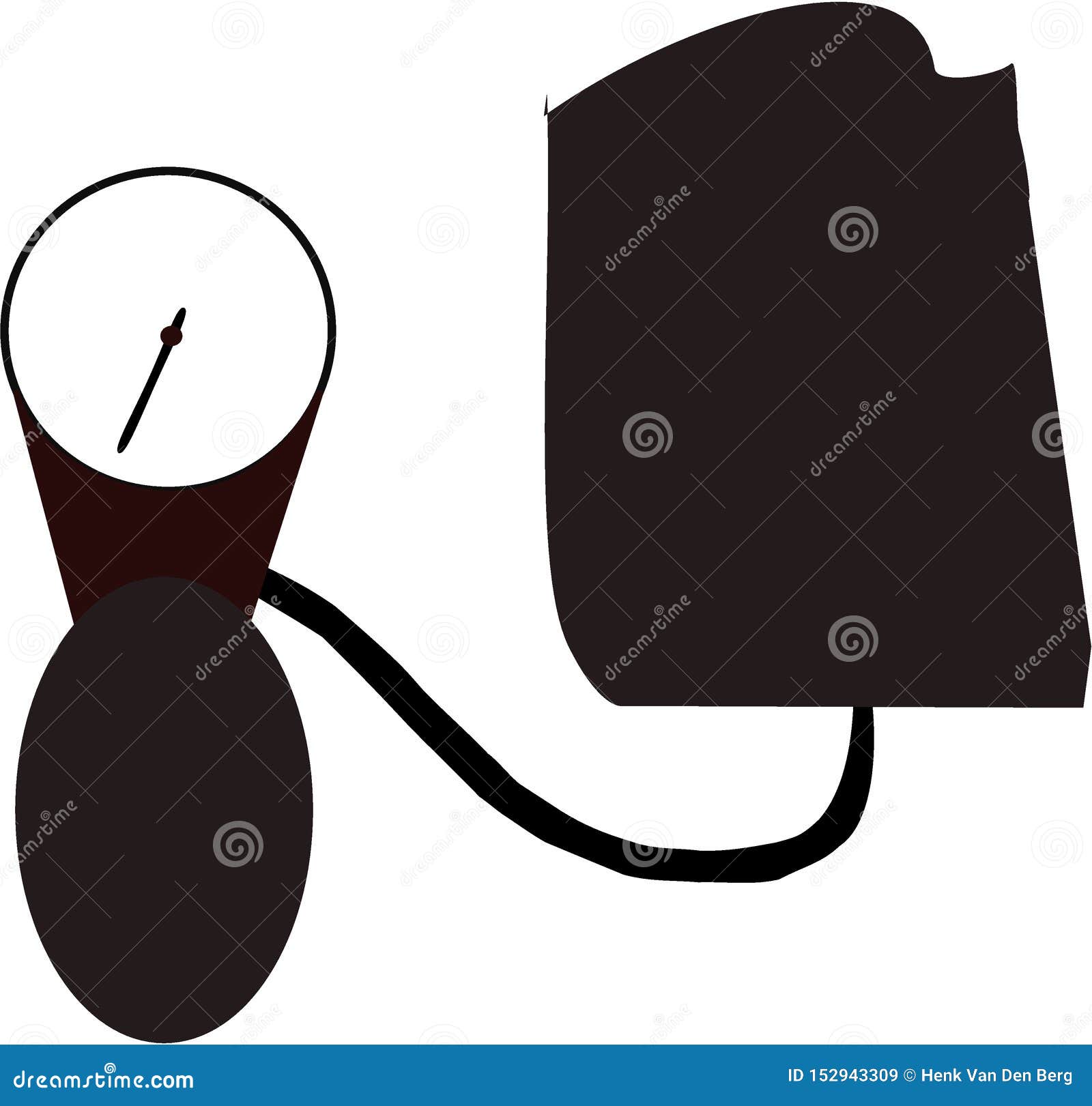 Blood Pressure Monitor Cartoon Icon Stock Vector - Illustration of monitor,  vector: 152943309