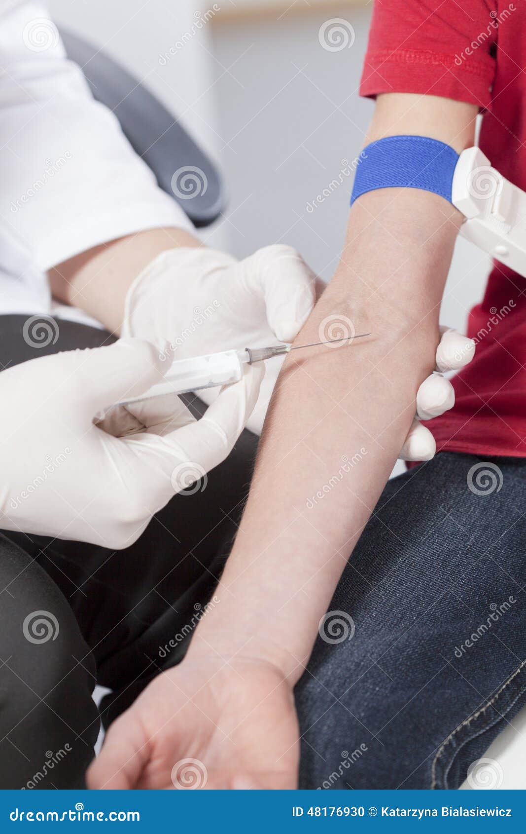 Blood sampling stock photo. Image of little, care, labolatory 48176930