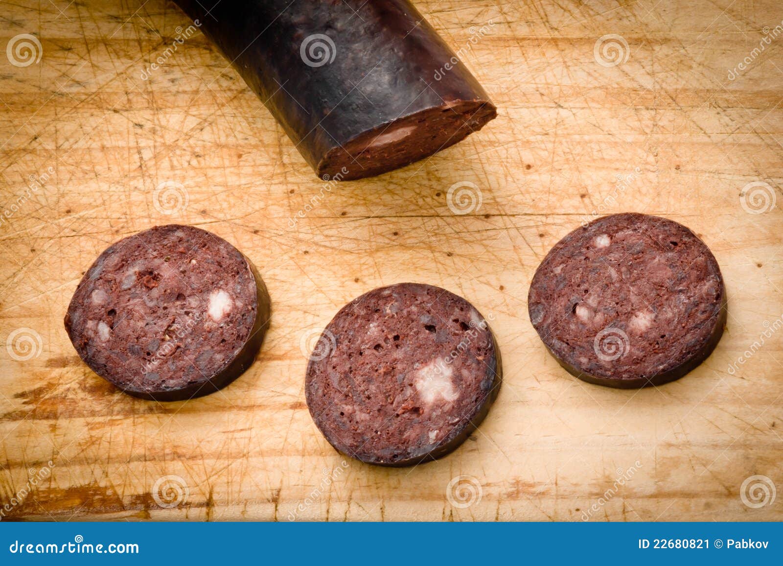 Blood sausage stock image. Image of meat, chopping, fresh 22680821