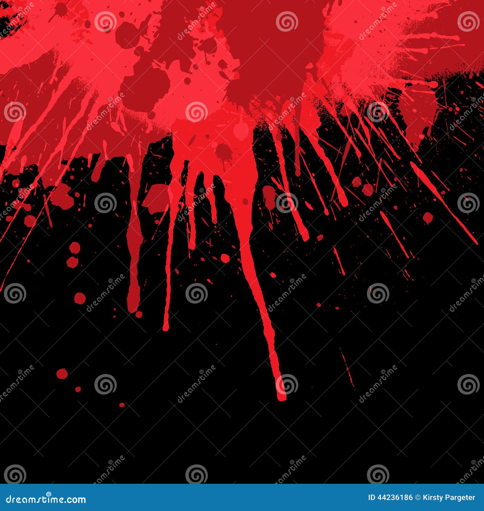 Blood Splatter Black Wallpaper