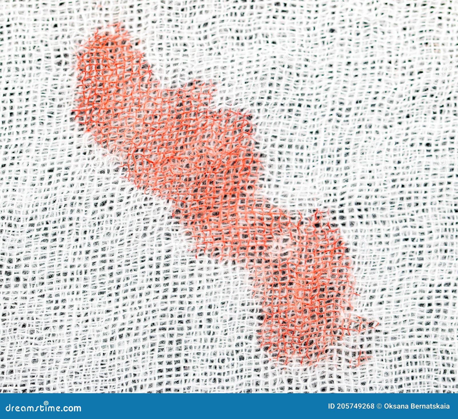 Blood Stains on White Material Stock Photo Image of clothes, material