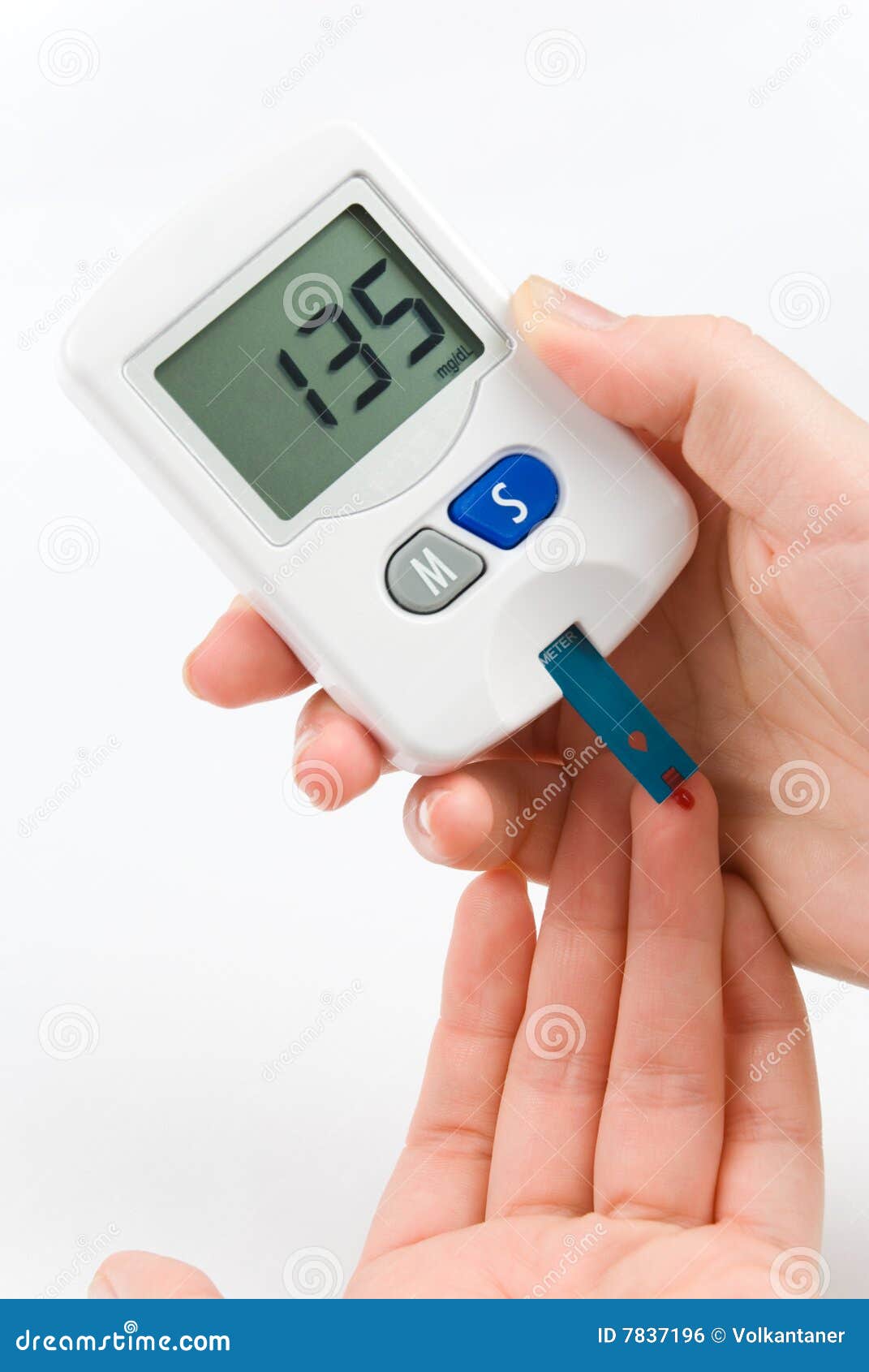Blood Sugar Test stock photo. Image of health, clinical 7837196