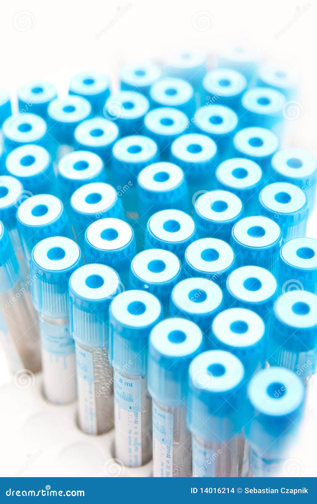 Blood test tubes stock photo. Image of healthcare, container 14016214
