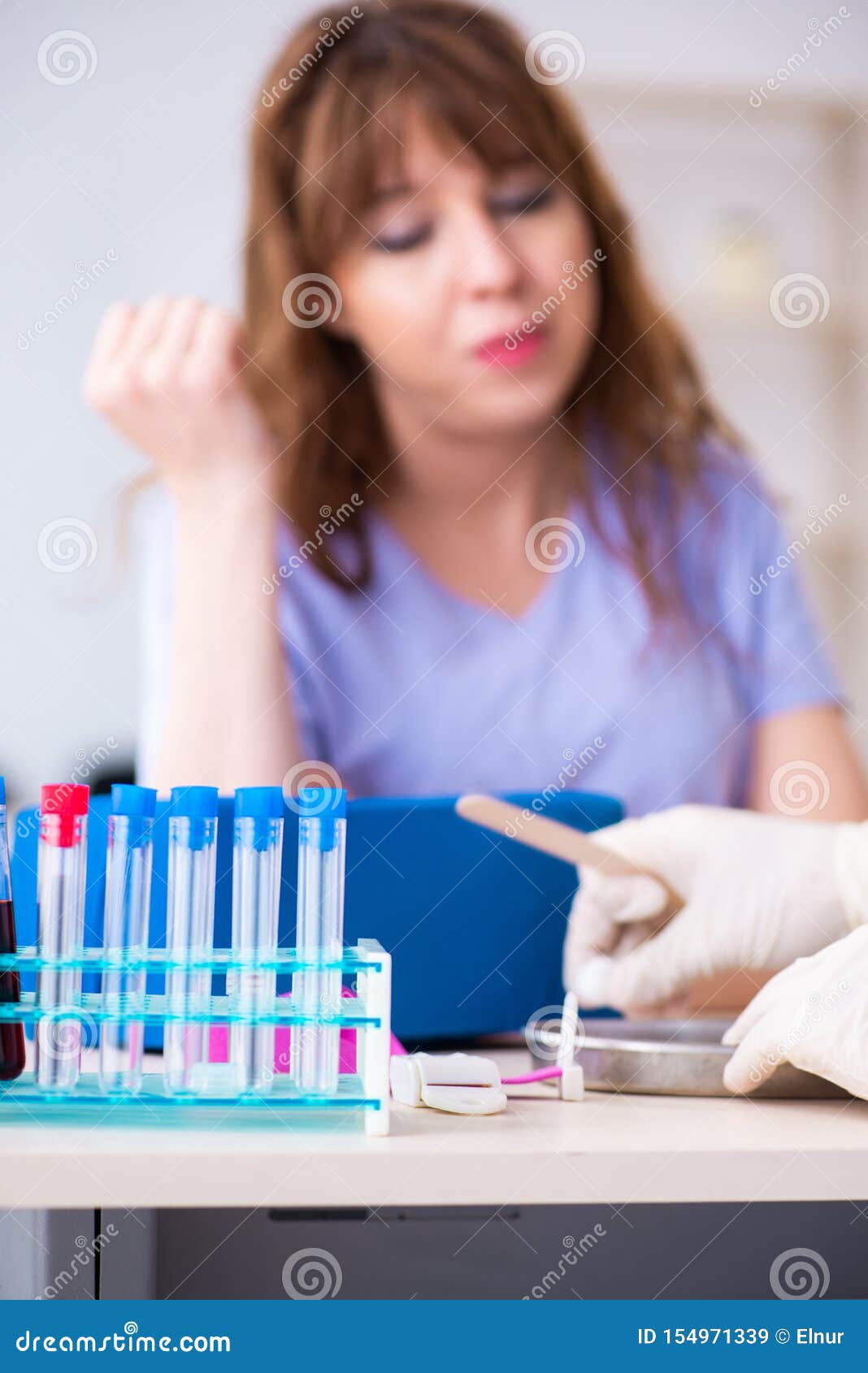 Blood Transfusion in Hospital Clinic Stock Image Image of sample