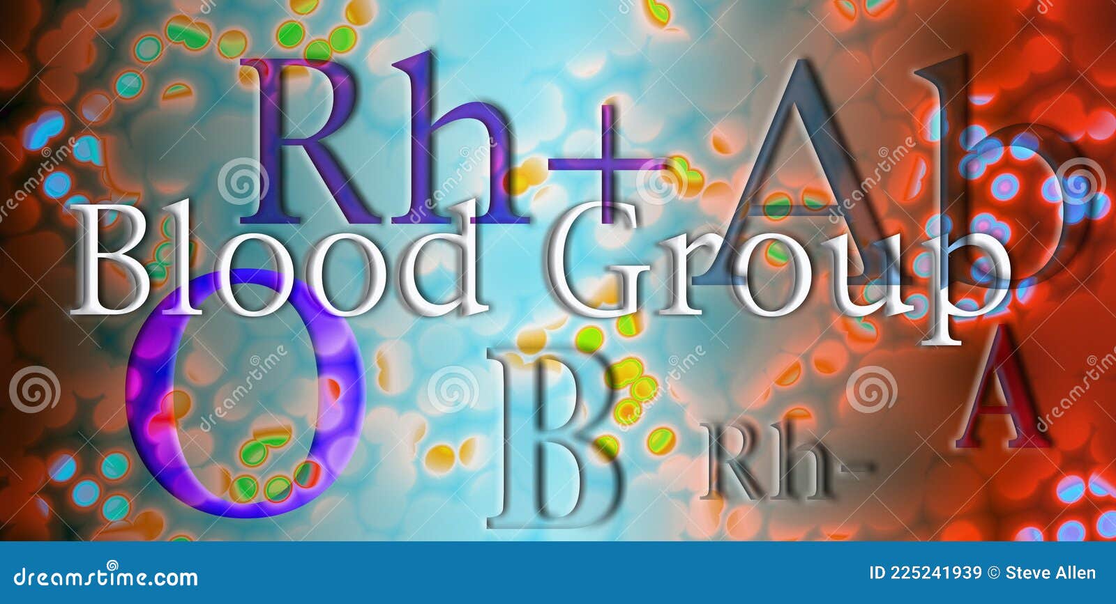 Blood Type Blood Groups stock illustration. Illustration of