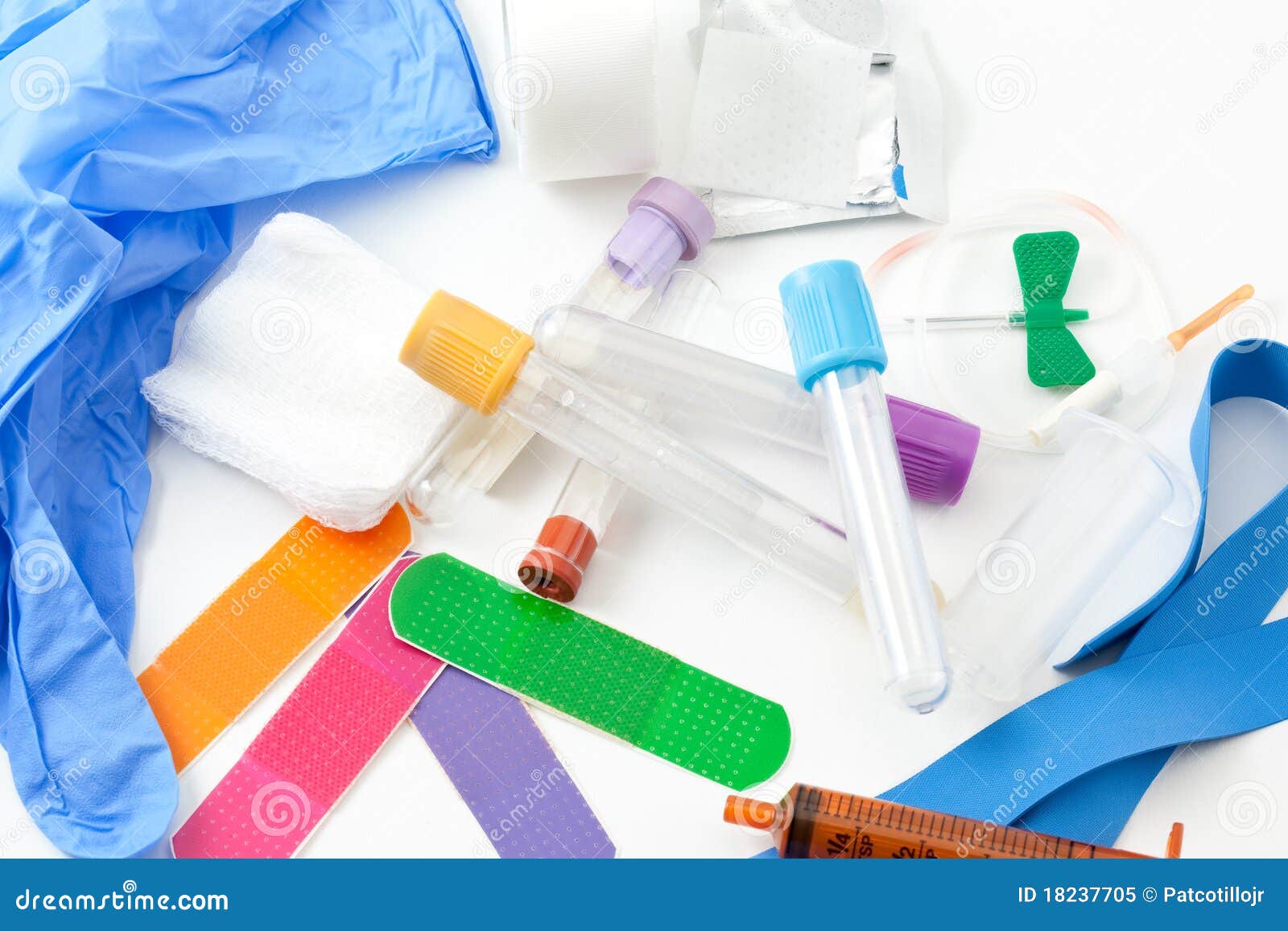 Blood Work Kit stock image. Image of colorful, latex 18237705