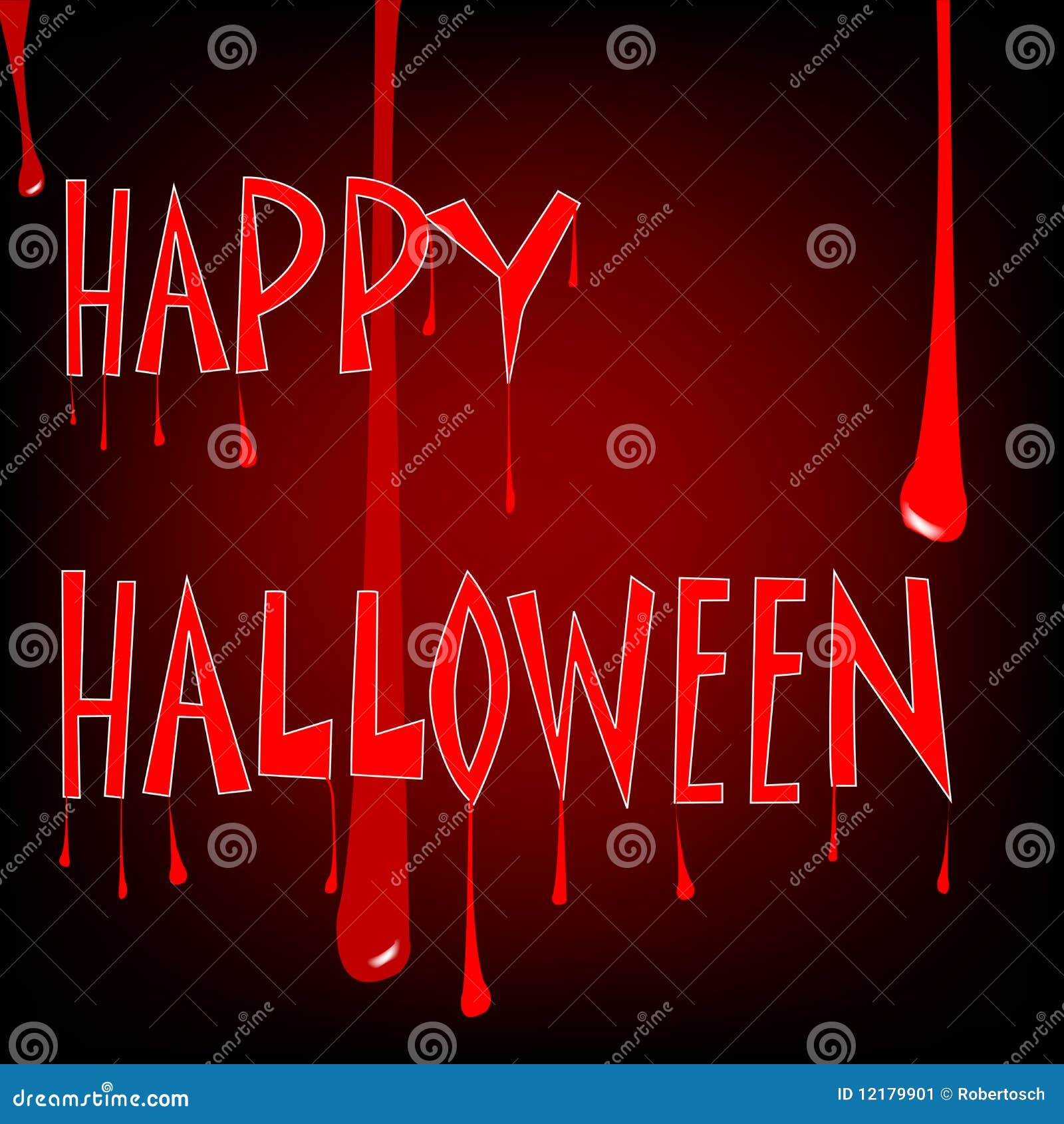 Bloody halloween stock vector. Illustration of seasonal - 12179901