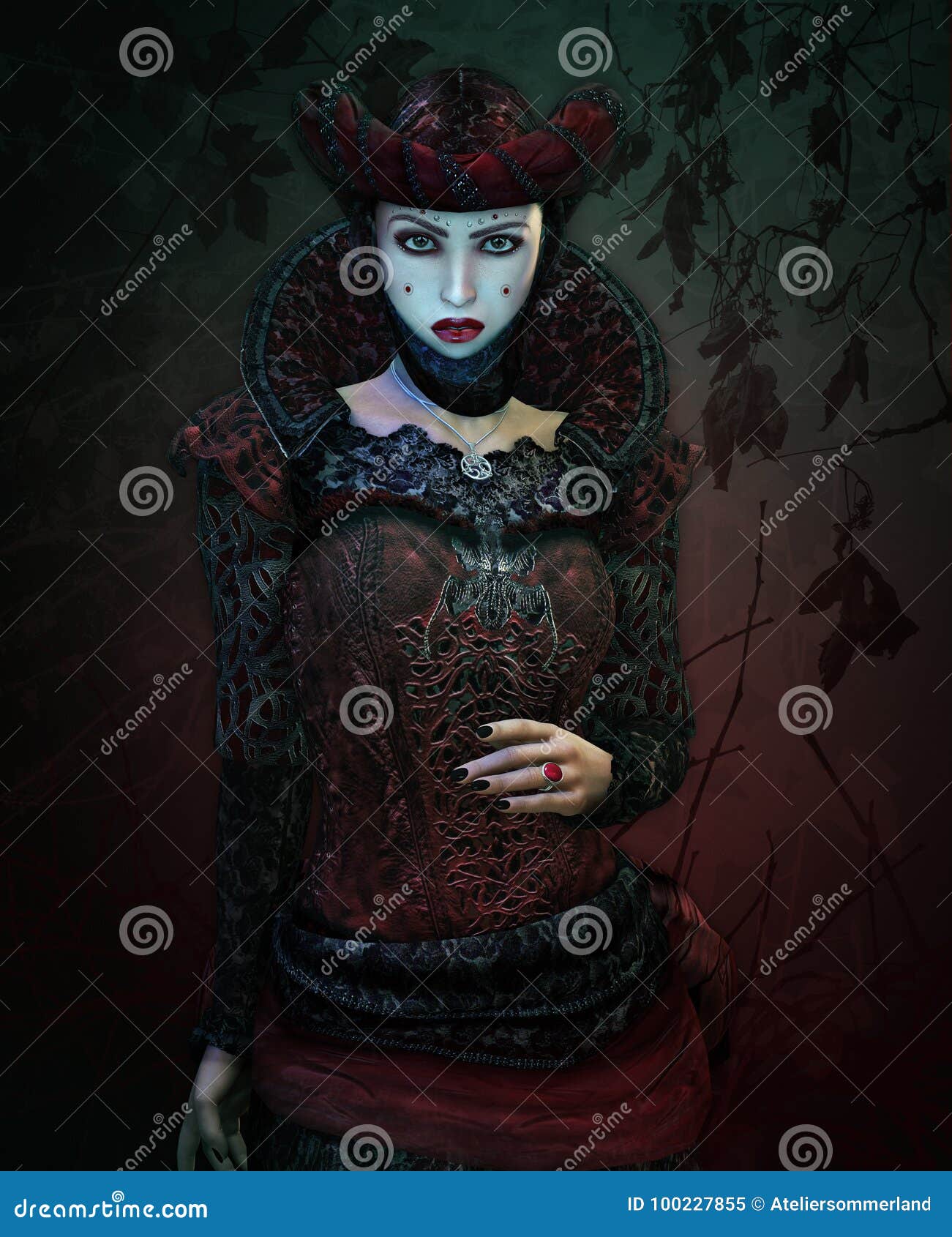 Bloody Mary stock illustration. Illustration of headgear 100227855