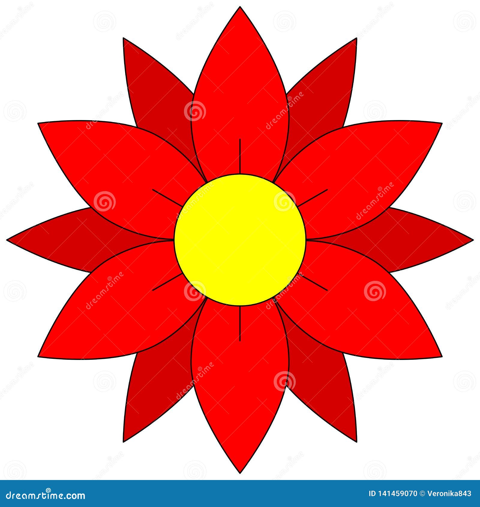 Blossom Icon. Red Flower Clipart. Stock Vector - Illustration of flora, seasonal: 141459070 Blossom Icon. Red Flower Clipart. Stock Vector - Illustration of flora, seasonal: 141459070