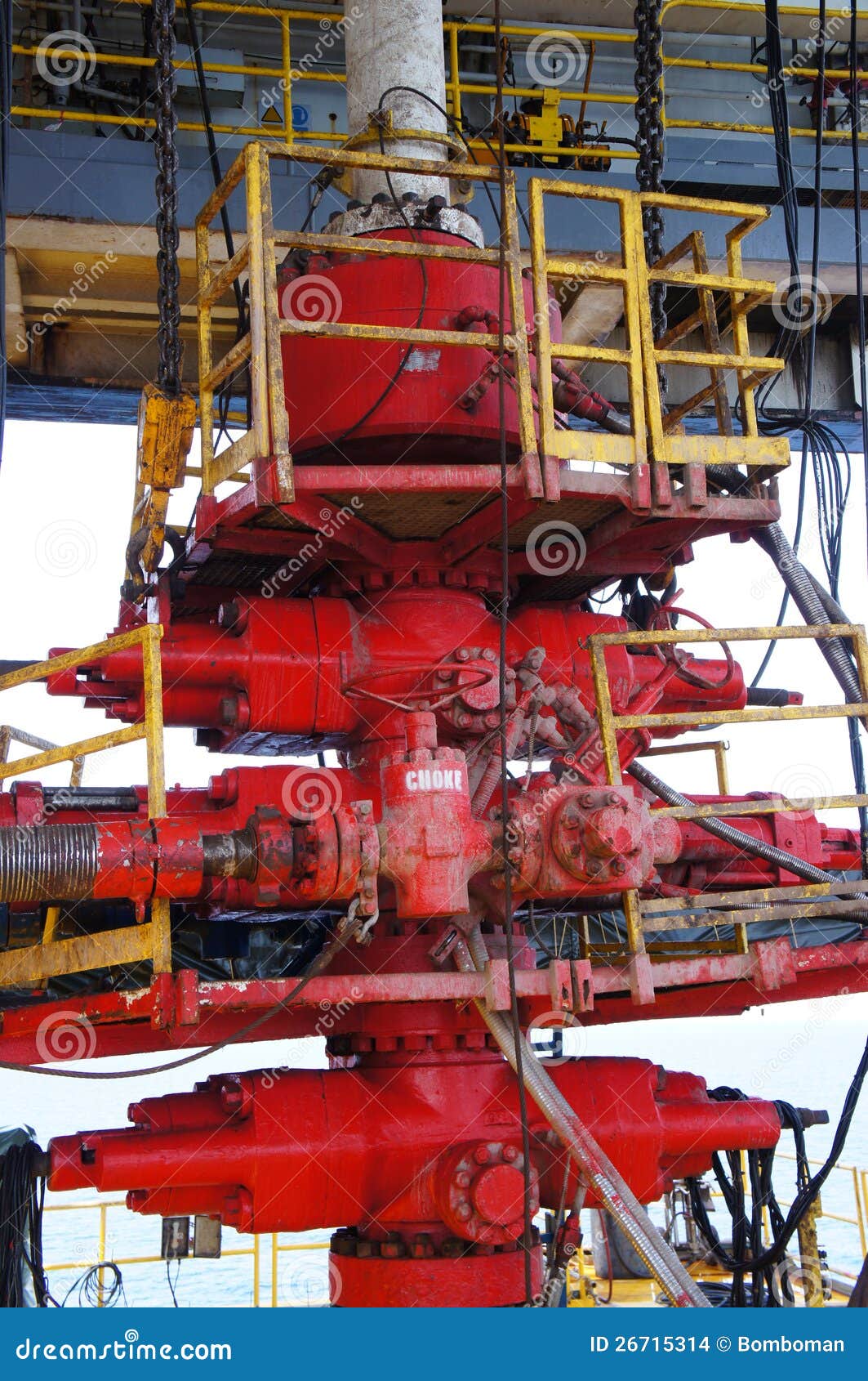 ... Preventer (BOP) For Drilling Oil Rig Stock Images - Image: 26715314