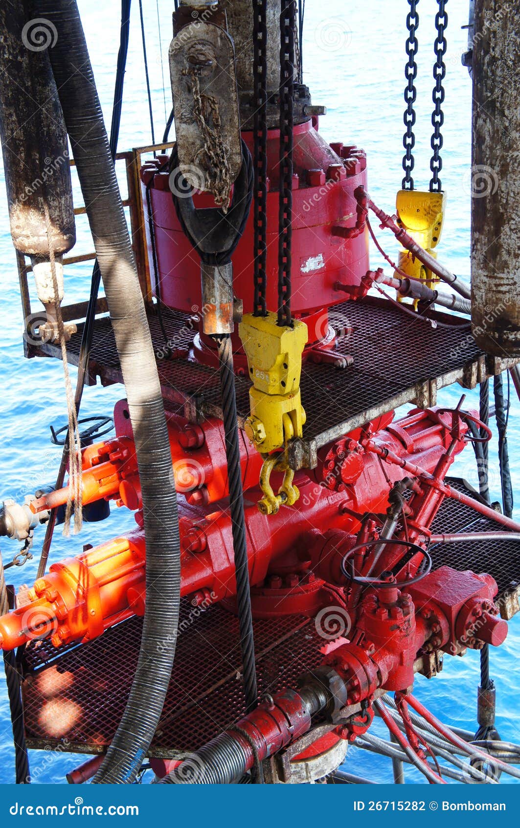 Blow Out Preventer for Offshore Drilling Rig Stock Photo Image of oilrig, ocean 26715282