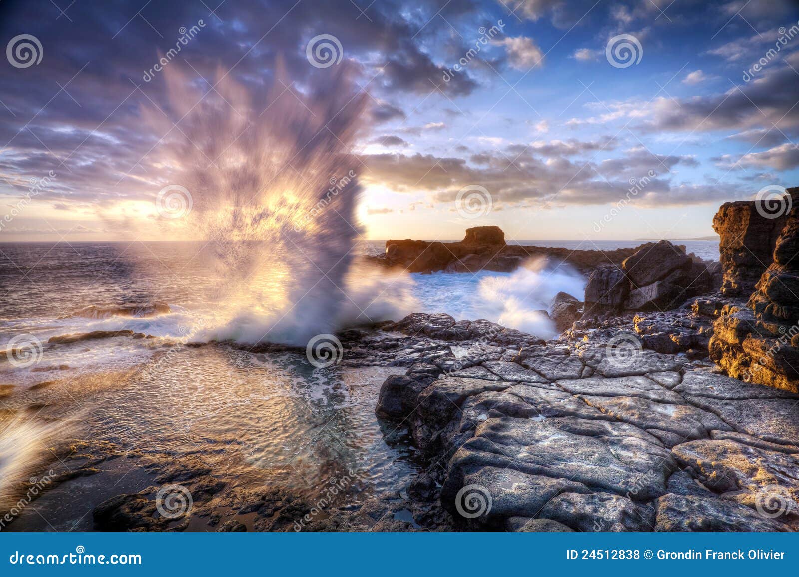 blowhole on reunion island