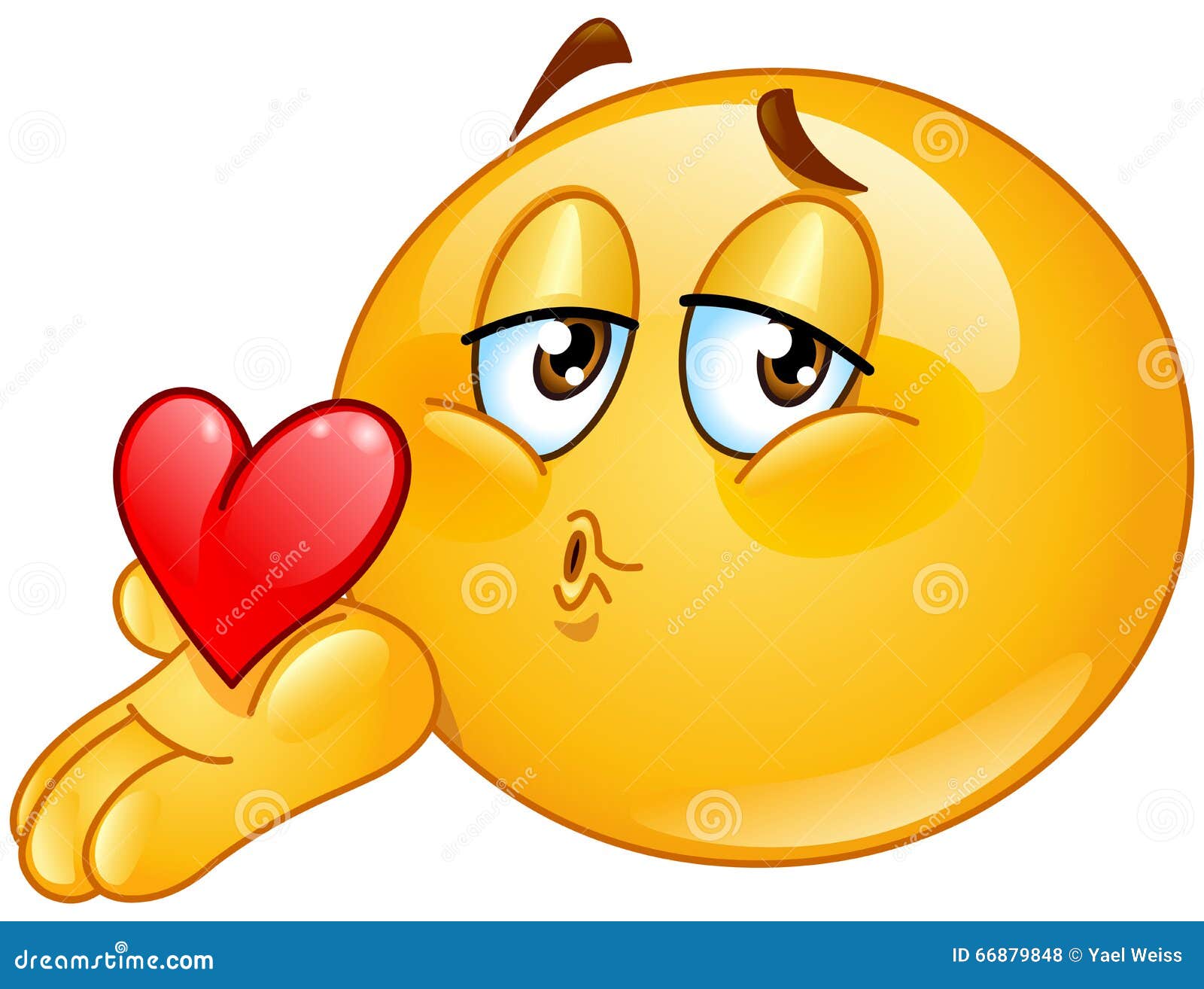 blowing kiss male emoticon