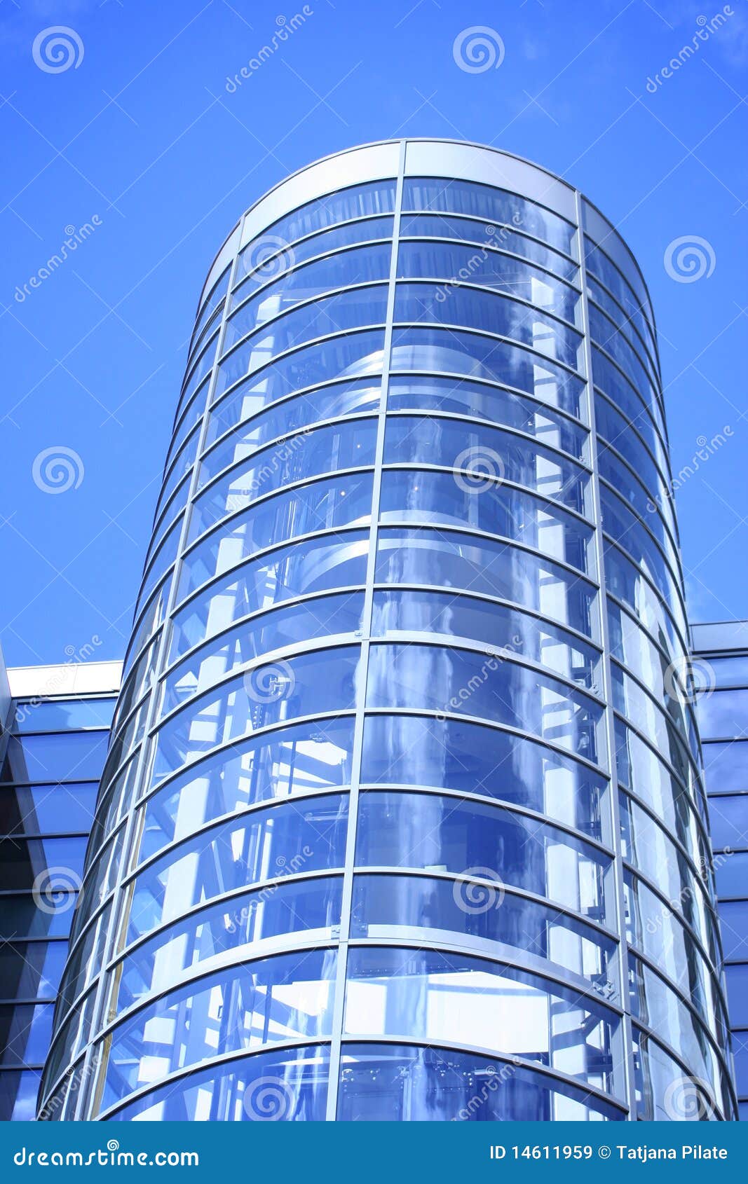 Blue stock image. Image of blue, downtown, building, architecture