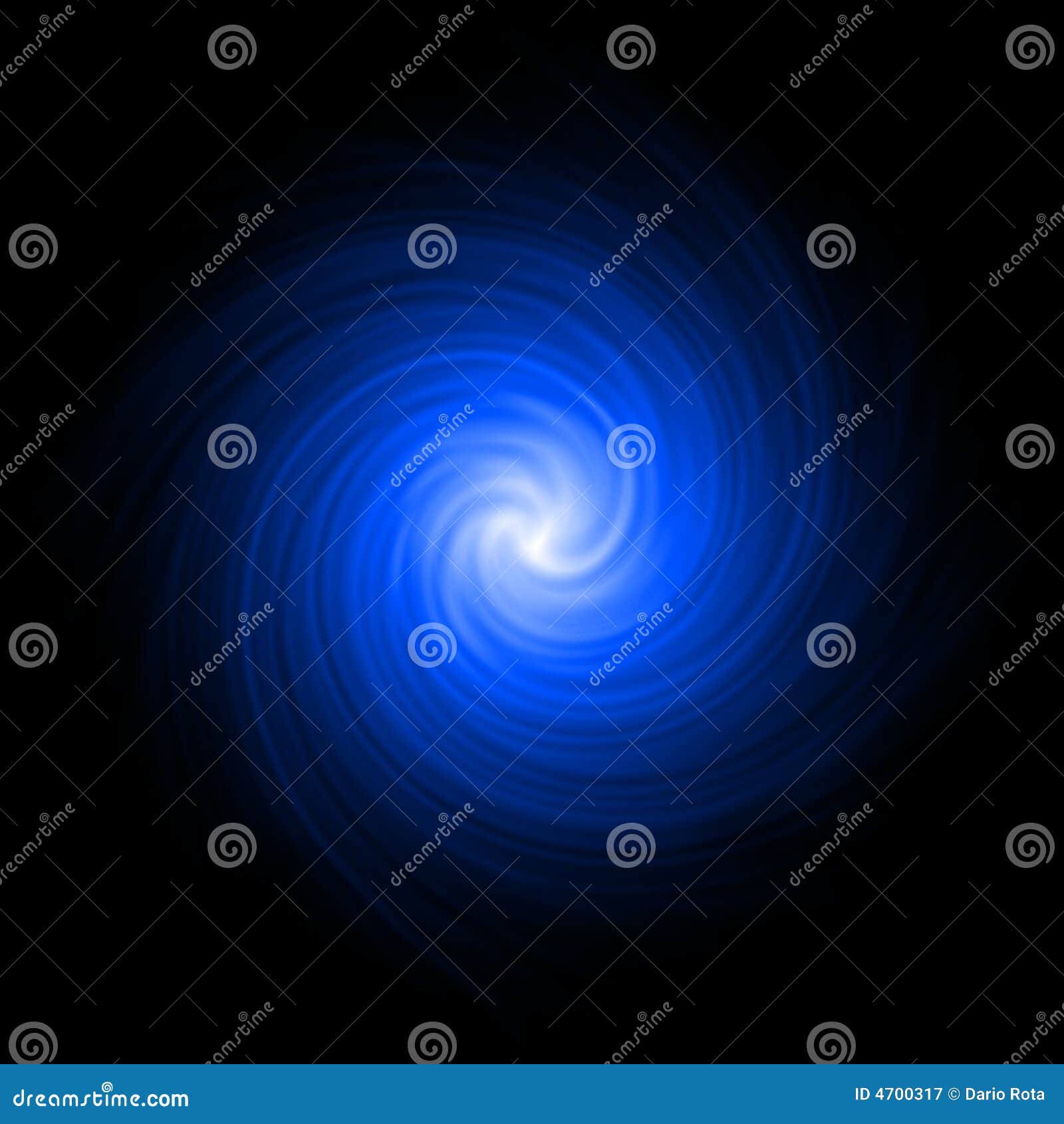 blue abstract background spiral