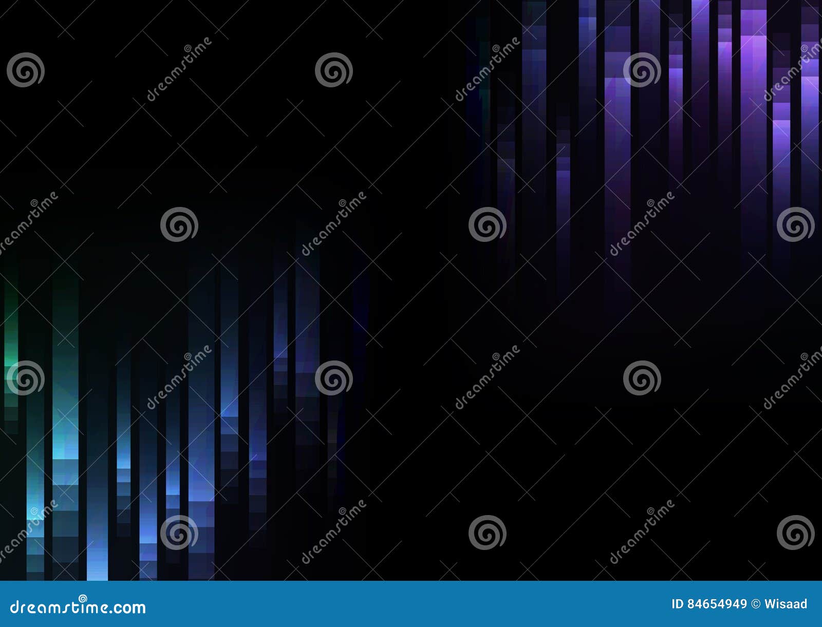 Blue Abstract Pixel Speed Racer Reverse Background Stock Vector
