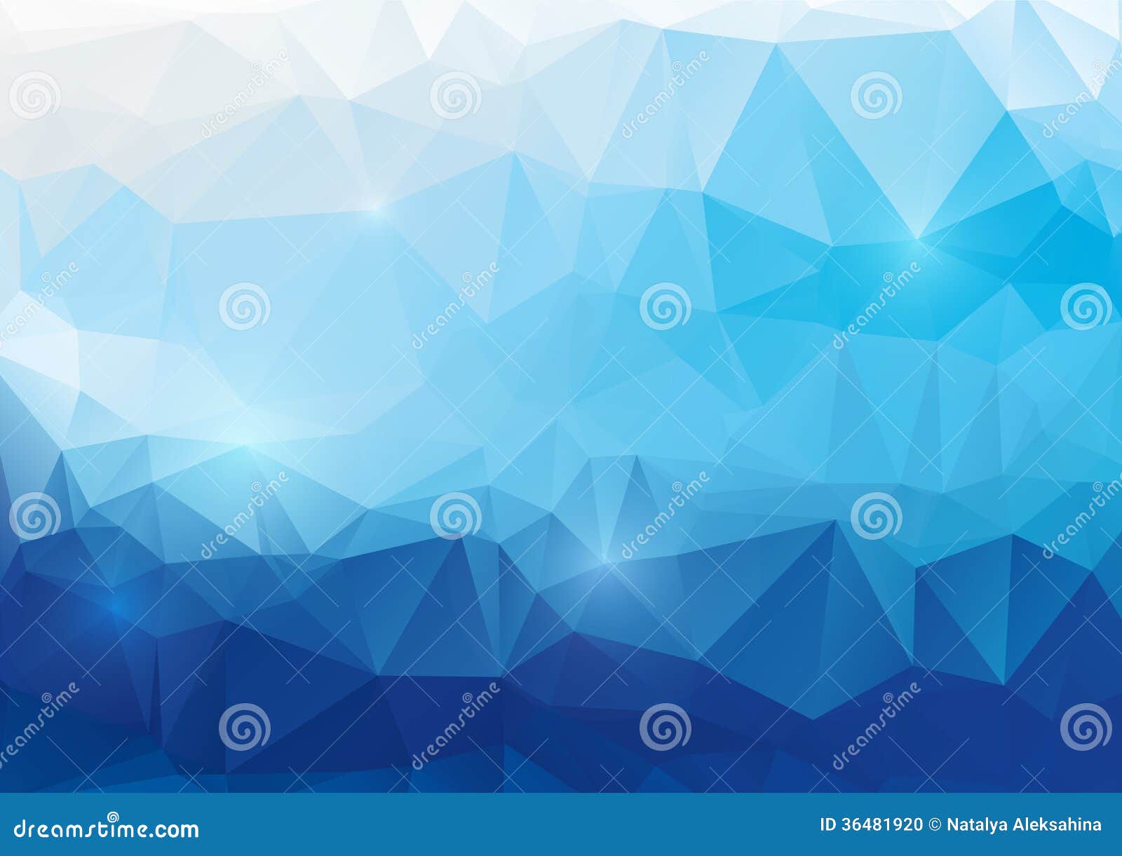 blue abstract polygonal background