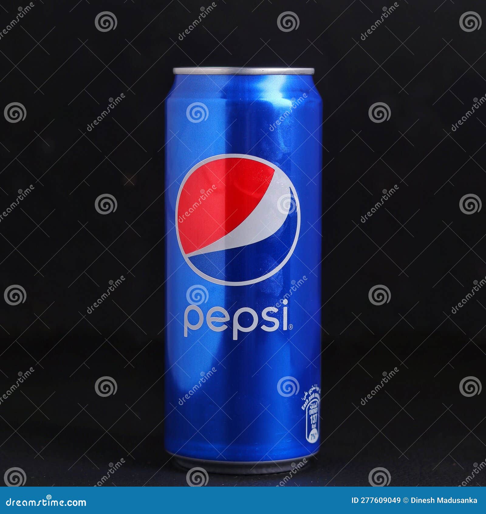 Blue Aluminum Pepsi Can Mockup Editorial Stock Image - Image of beer ...