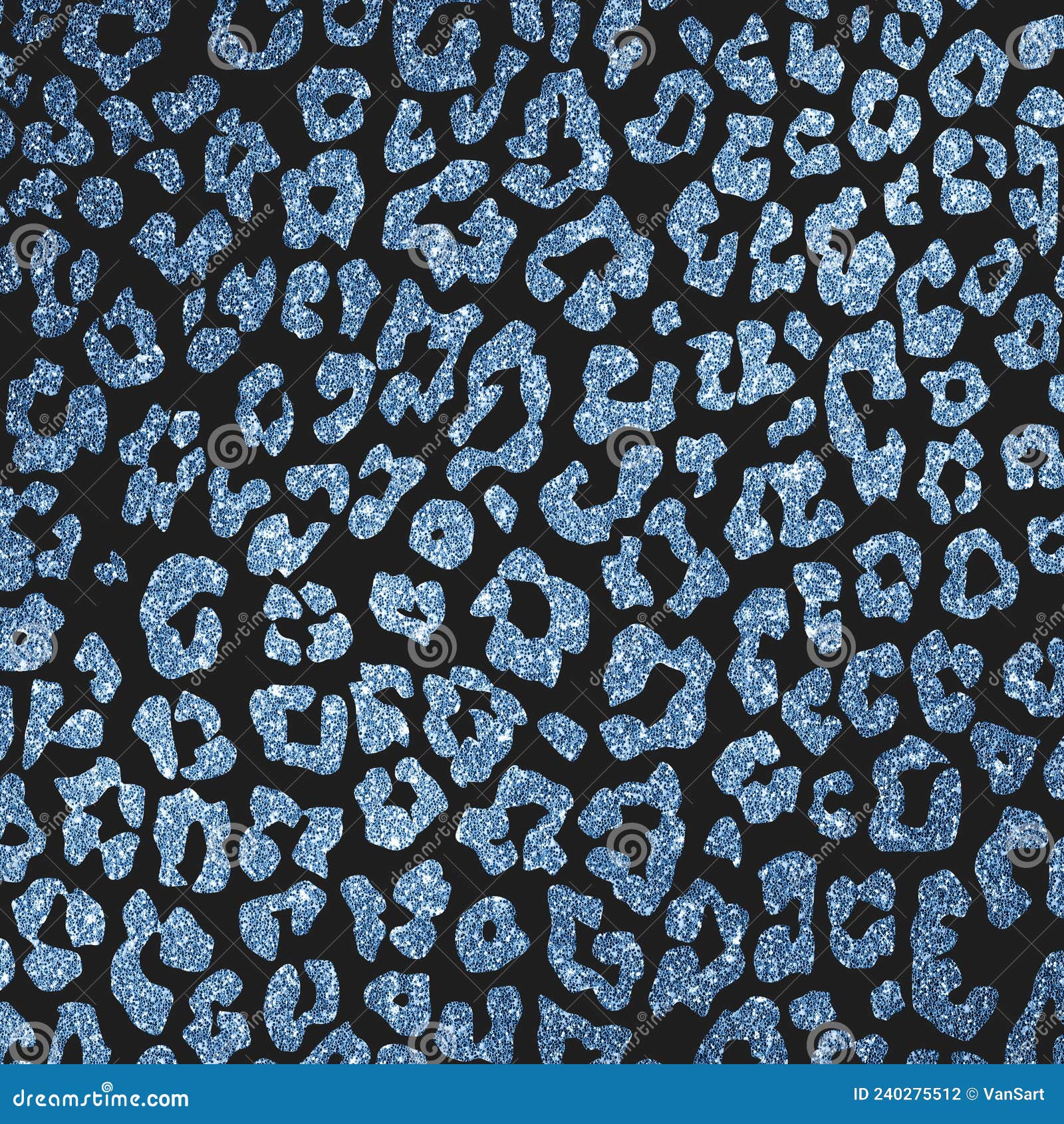 Blue Animal Print Glitter Pattern on Dark Background Texture, Digital Paper  Stock Illustration - Illustration of line, animal: 240275512