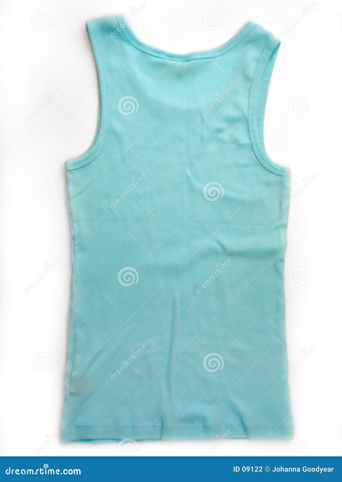 Blue/Aqua Tank Top stock photo. Image of wearing, clothing - 9122