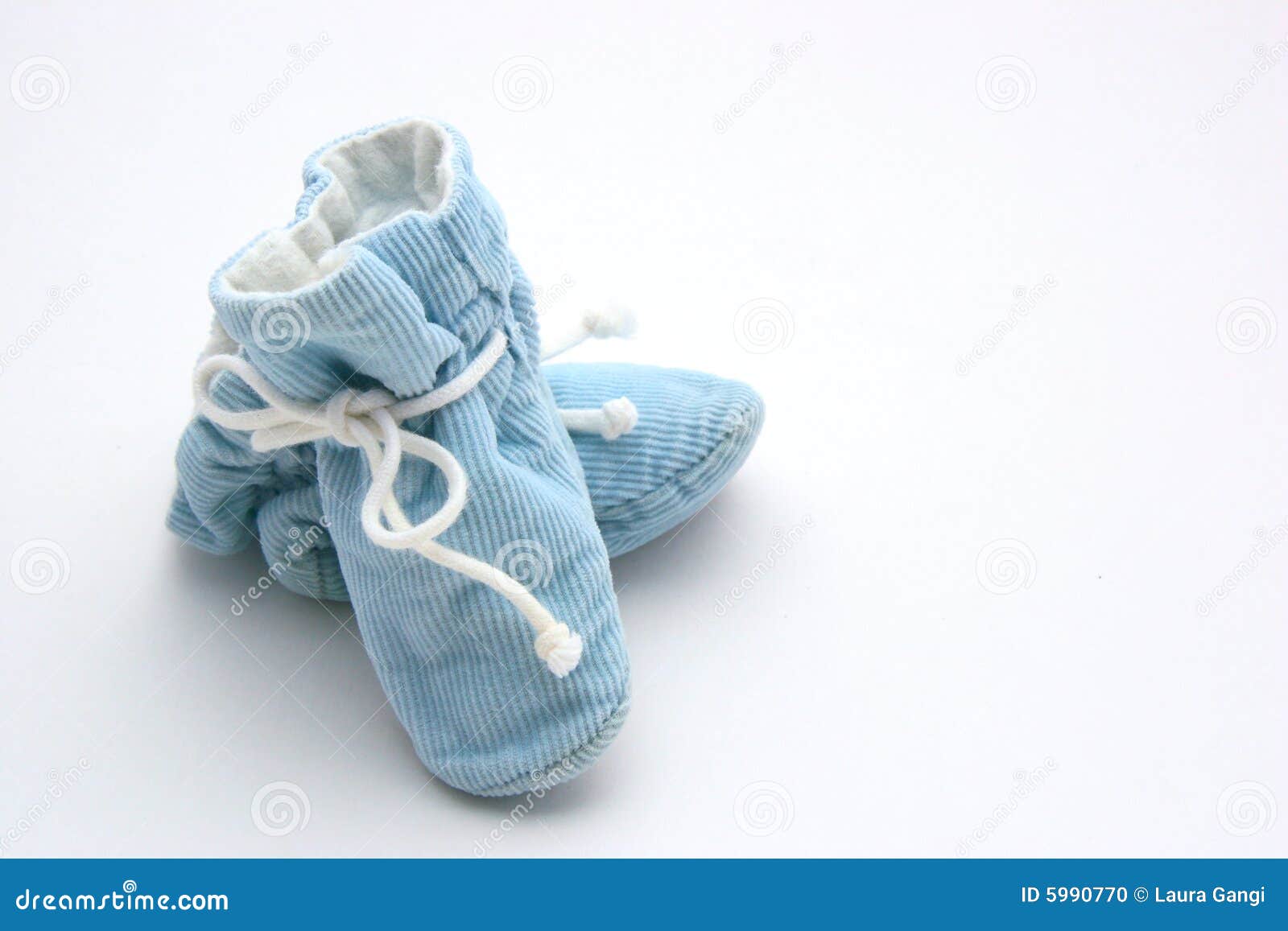 Blue Baby Booties stock photo. Image of corduroy, sock 5990770