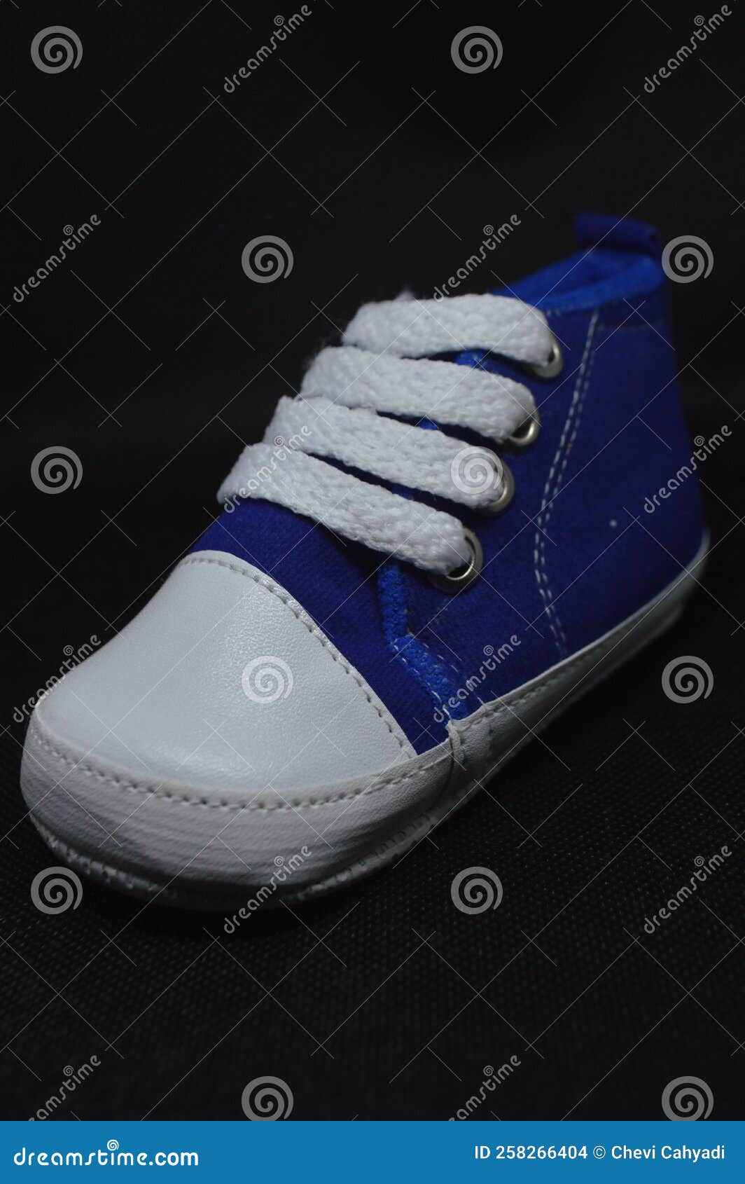 Blue baby shoe stock photo. Image of pink, leather, violet 258266404