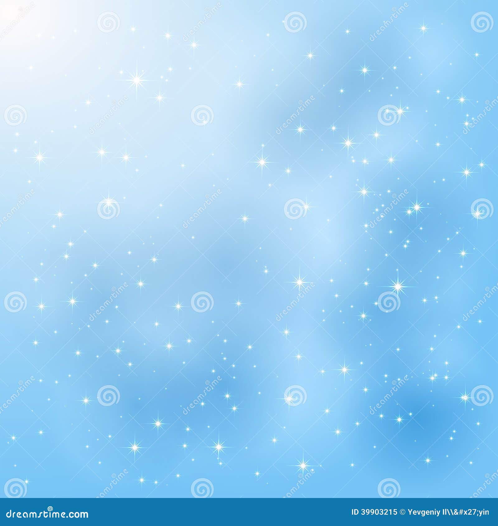 Blue background with stars stock vector. Illustration of glowing 39903215