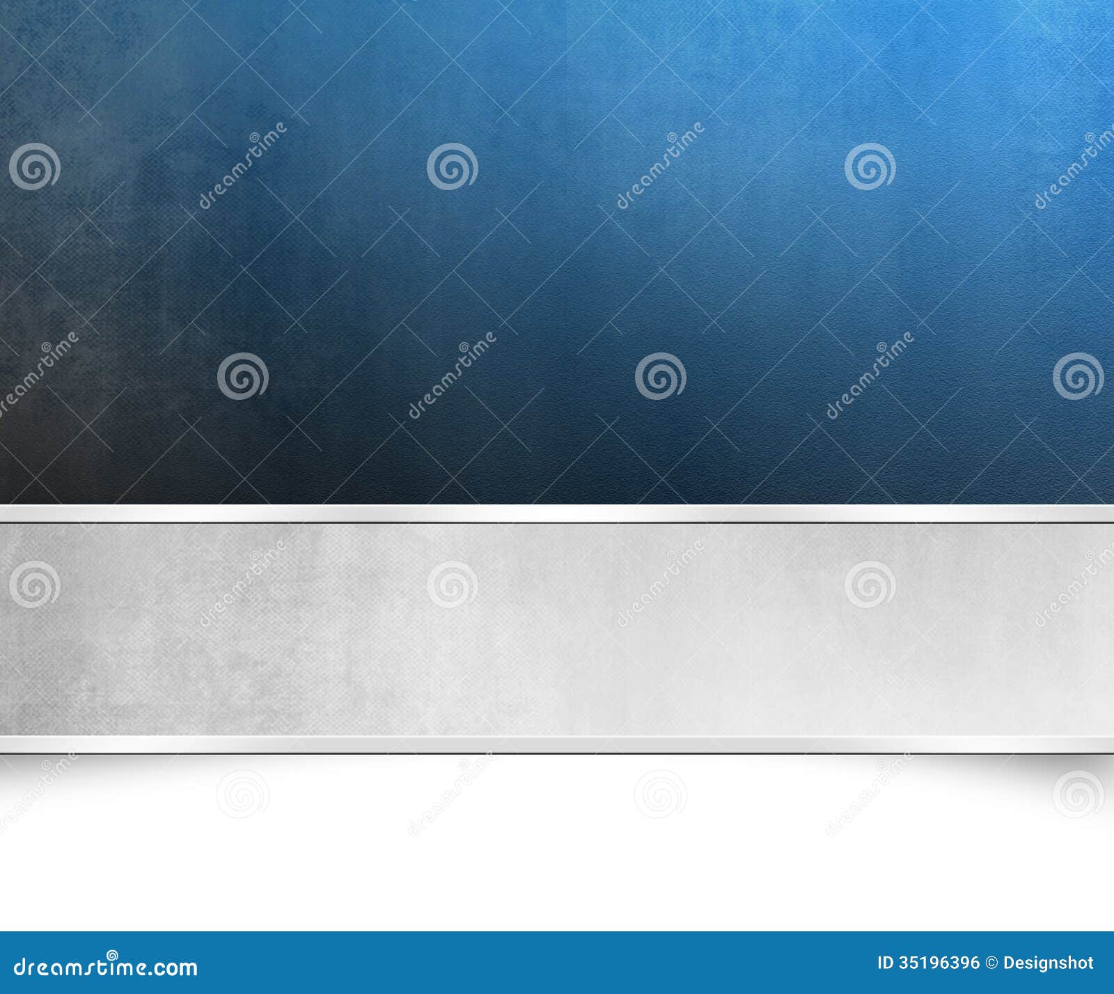 Blue Background Texture With Silver Banner Christmas 