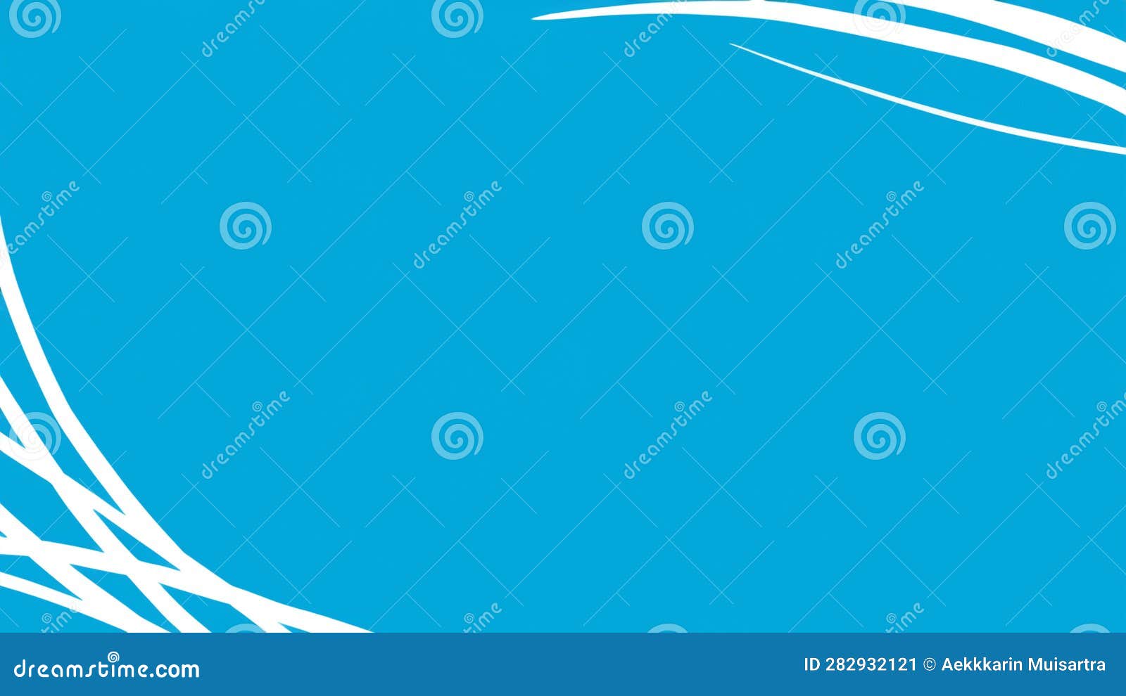 Blue Background, White Lines Stock Illustration Illustration of