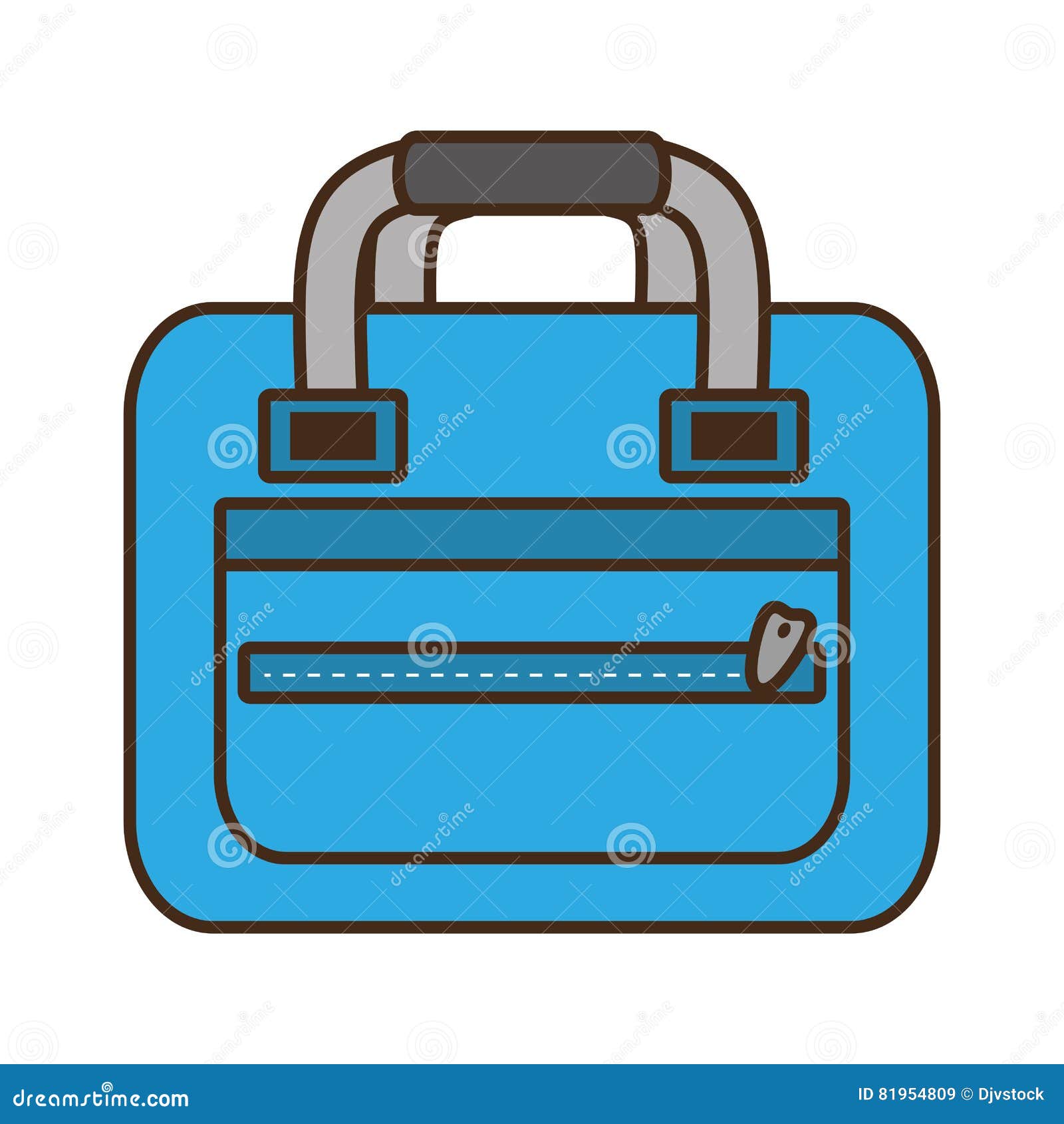 Blue Bag Packback Travel Tourist Stock Vector - Illustration of luggage ...