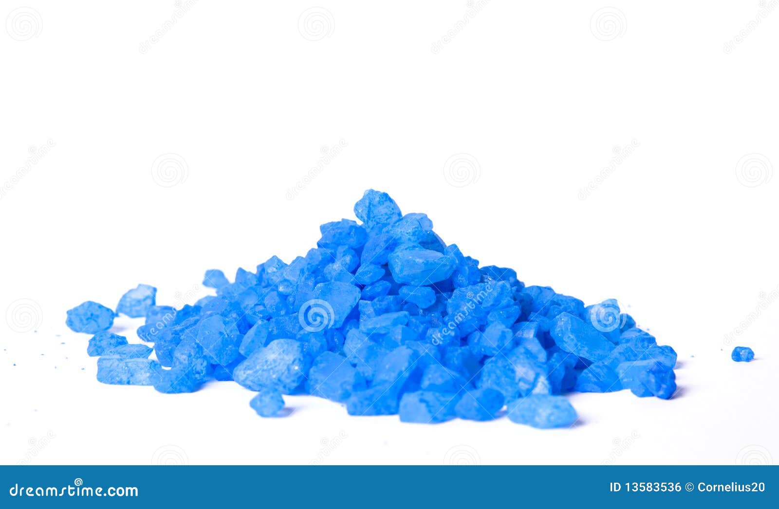 Blue bath salt stock photo Image of cosmetic blue care 13583536