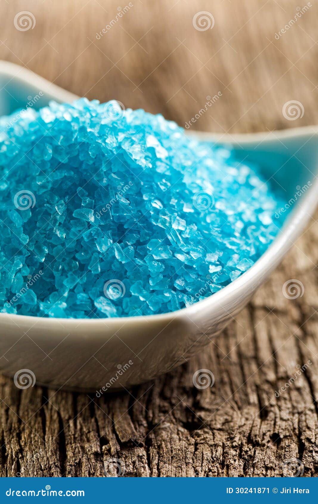 Blue bath salt stock image. Image of bath, ceramic, essential 30241871