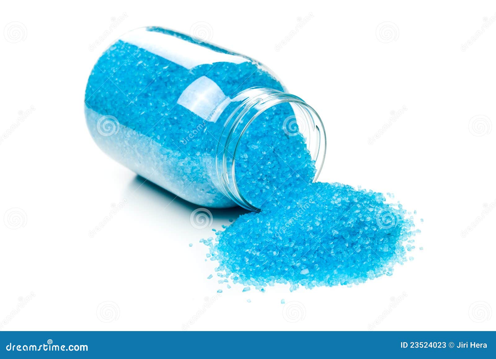 Blue bath sea salt stock image. Image of care, aromatic 23524023