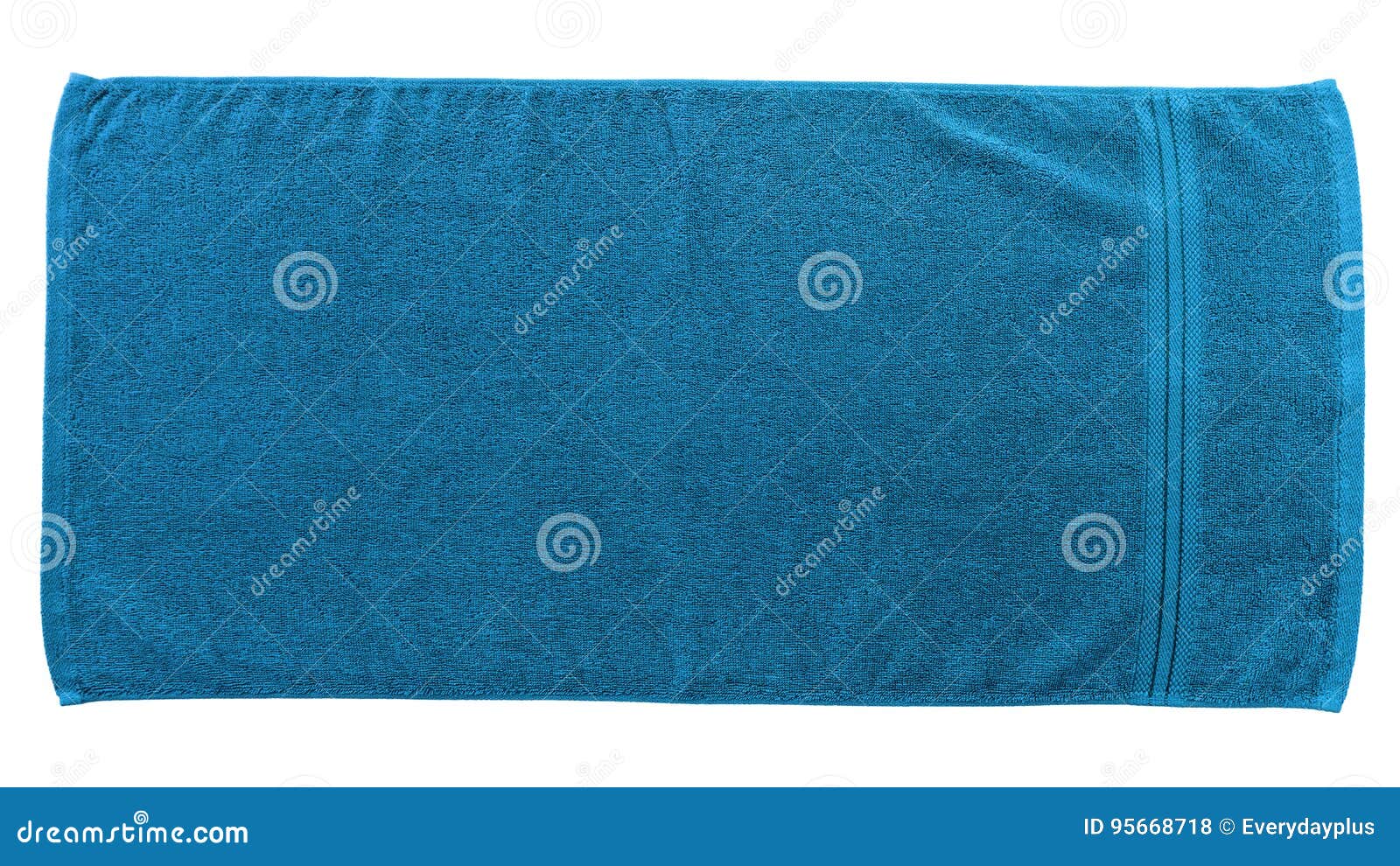 blue beach towel
