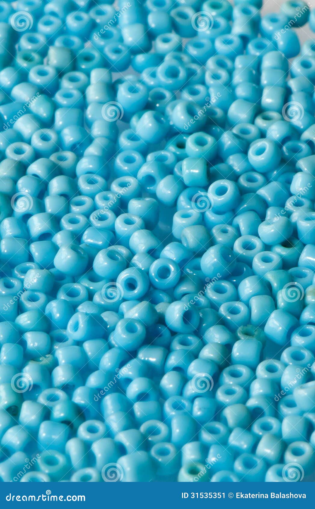 Blue beads stock image. Image of pattern, particle, blue 31535351