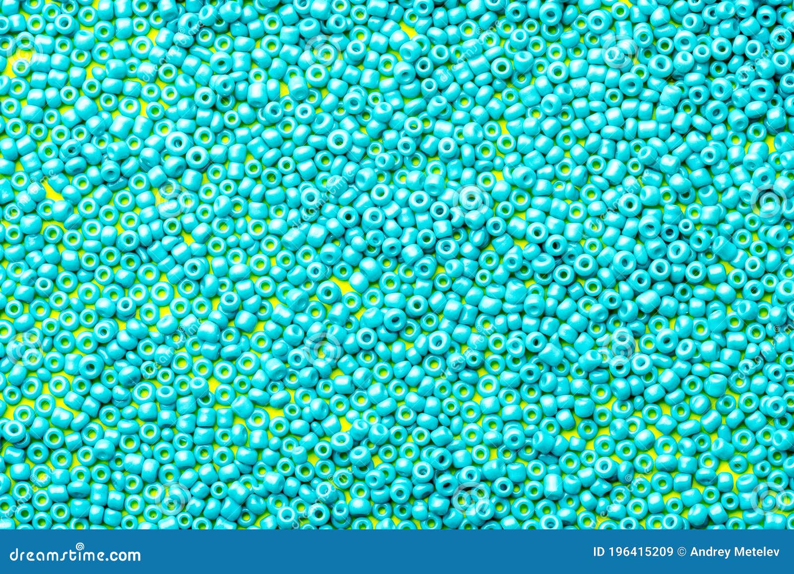 Blue Beads are Scattered Over the Surface Stock Image Image of pearl
