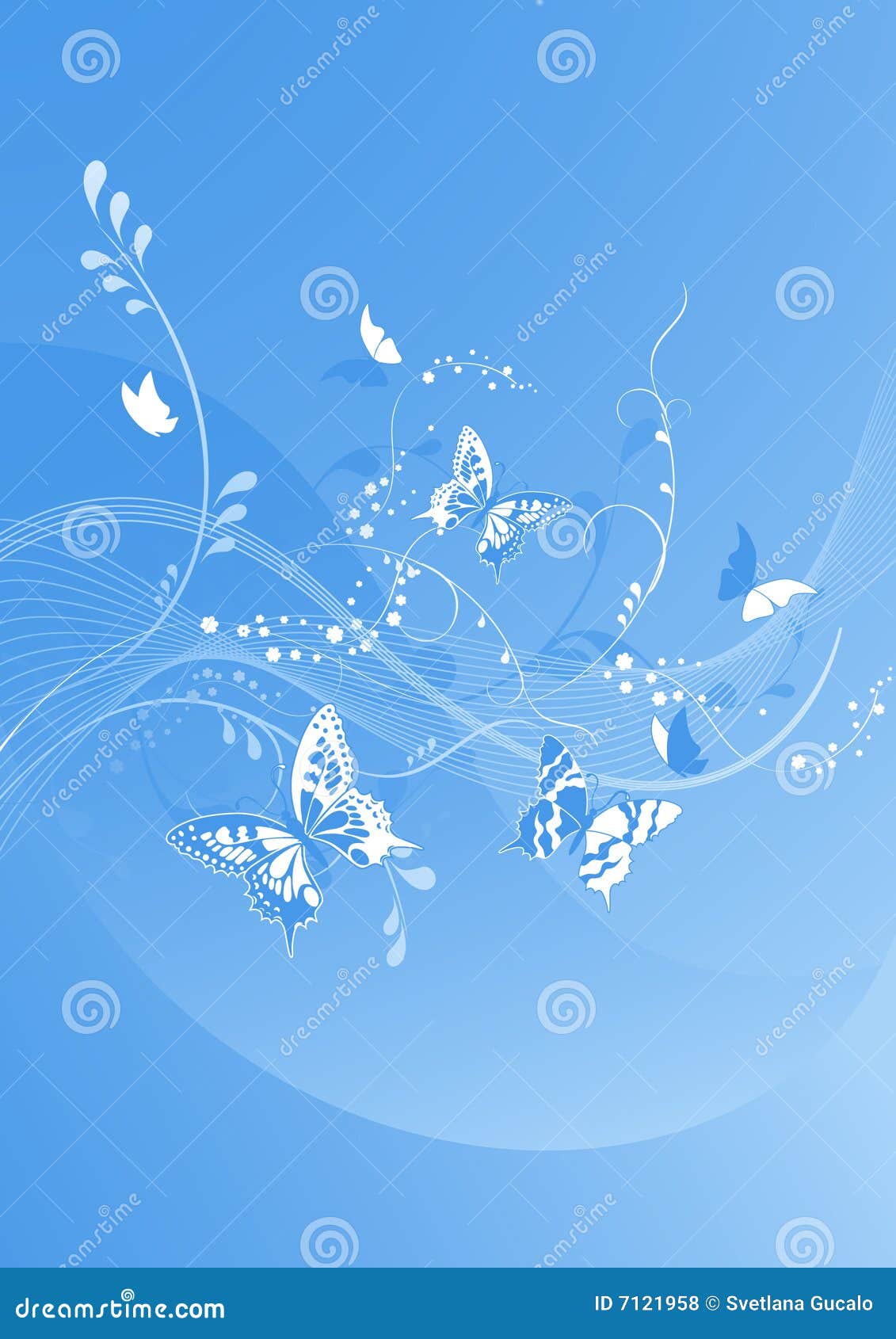 Sky Blue Butterfly Wallpapers