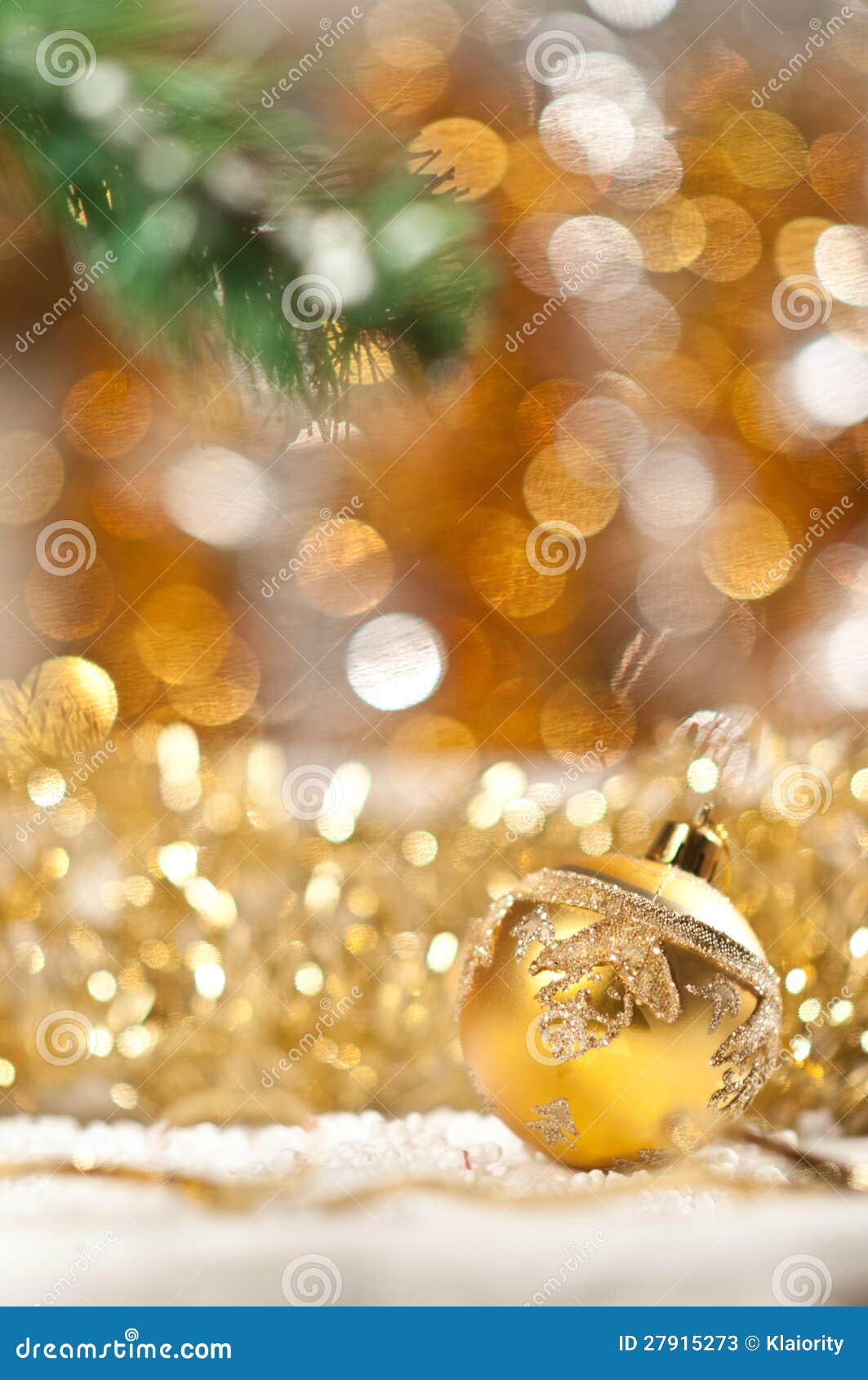 Blue Bell on a Christmas Tree. Stock Image Image of christmas, evening 27915273