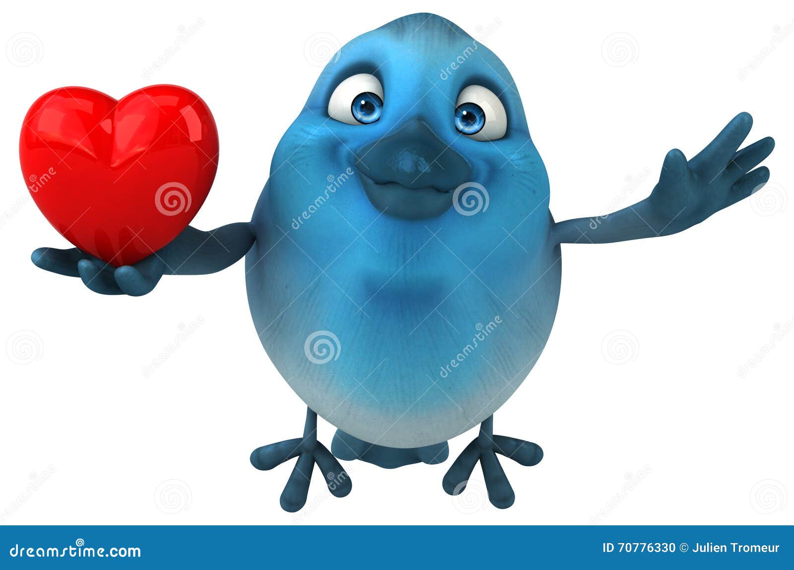 Blue bird stock illustration. Illustration of communication 70776330
