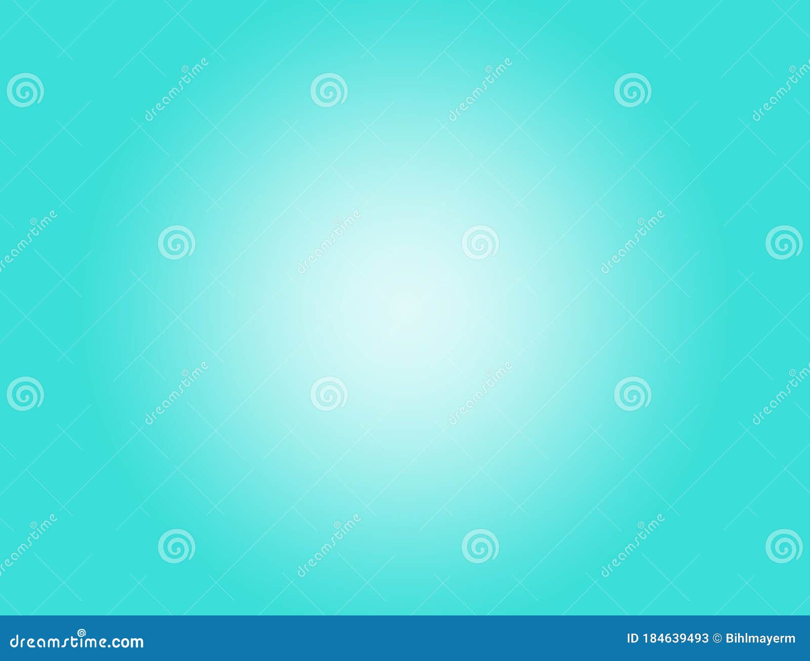 Blue Blank Background with Light and Spot in the Middle of the Picture