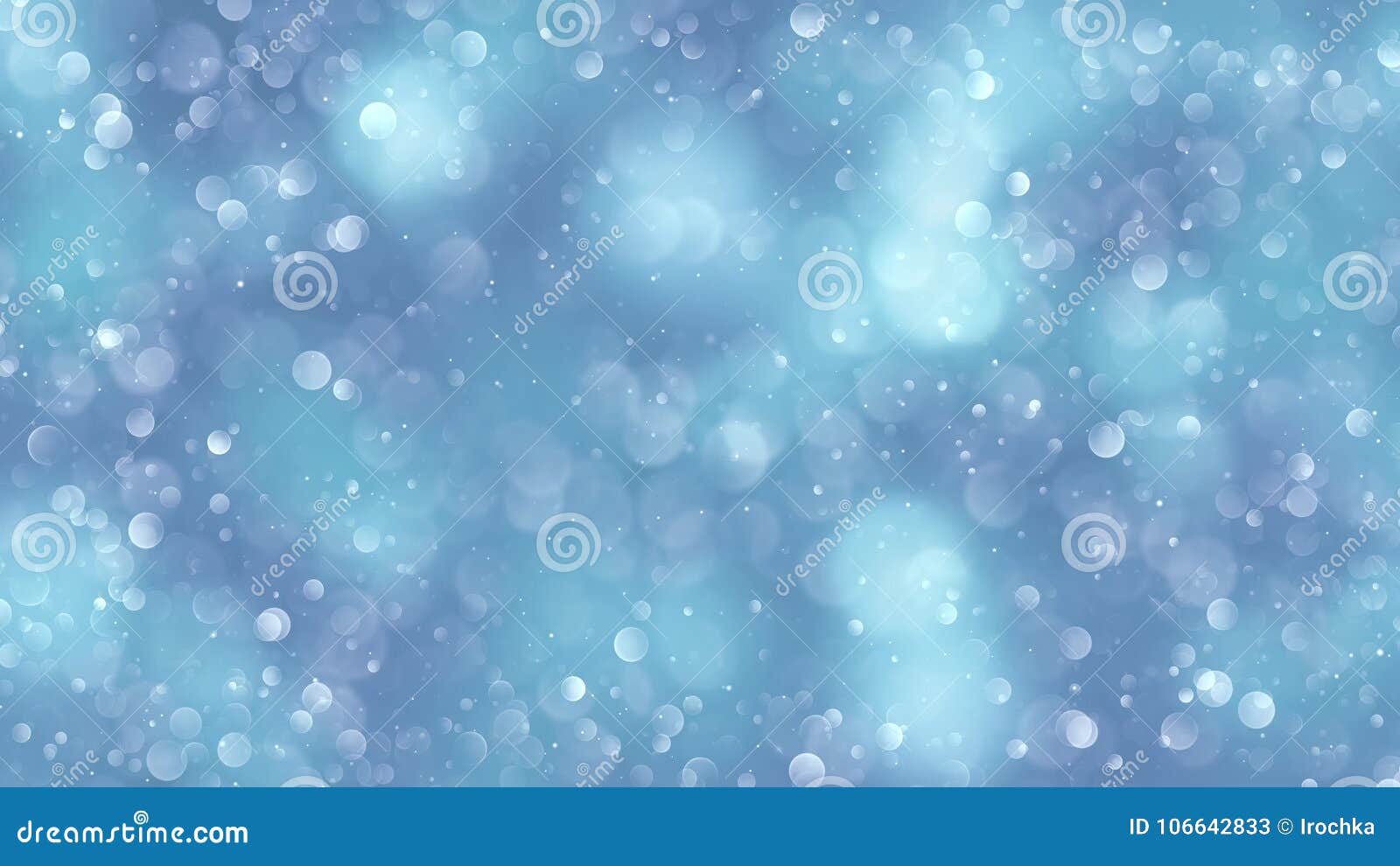 blue bokeh background created by neon lights.