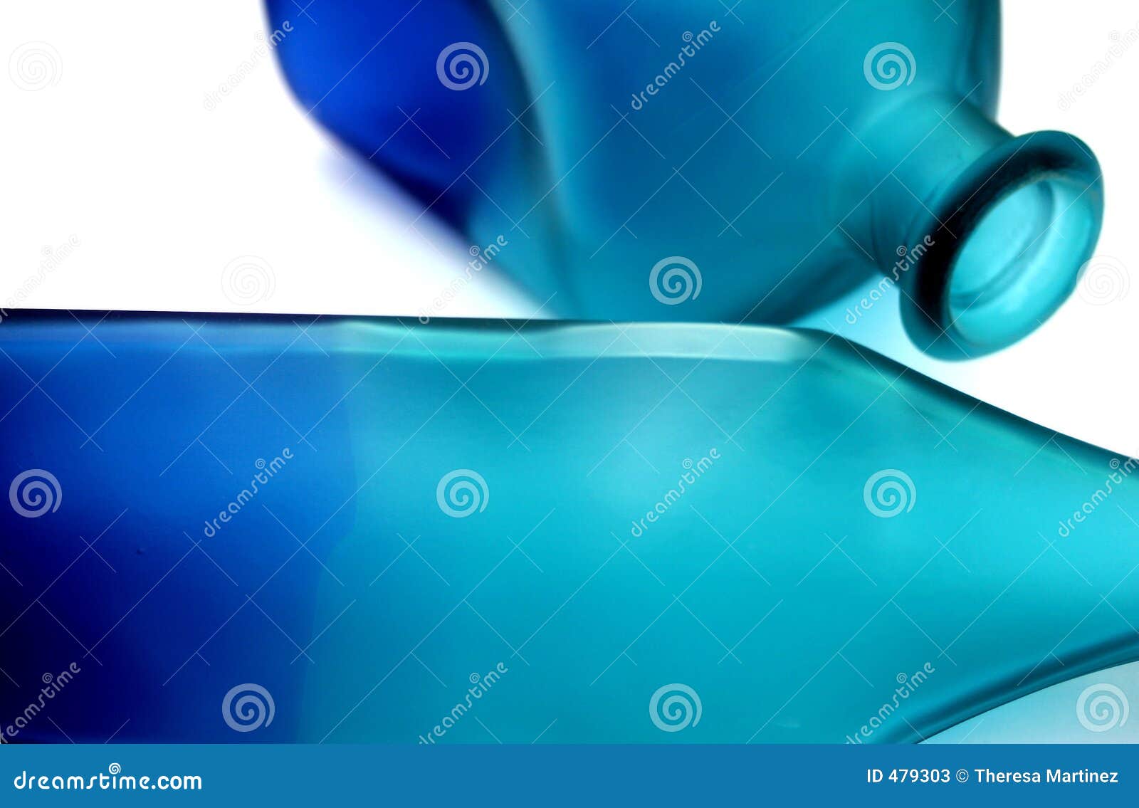 Blue Bottles stock image. Image of glass, pallette, blue 479303